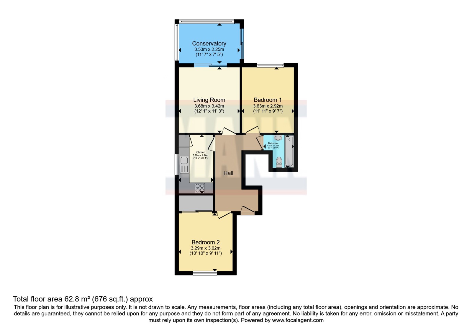 Crescent Road, Gosport, Hampshire, PO12 floorplan