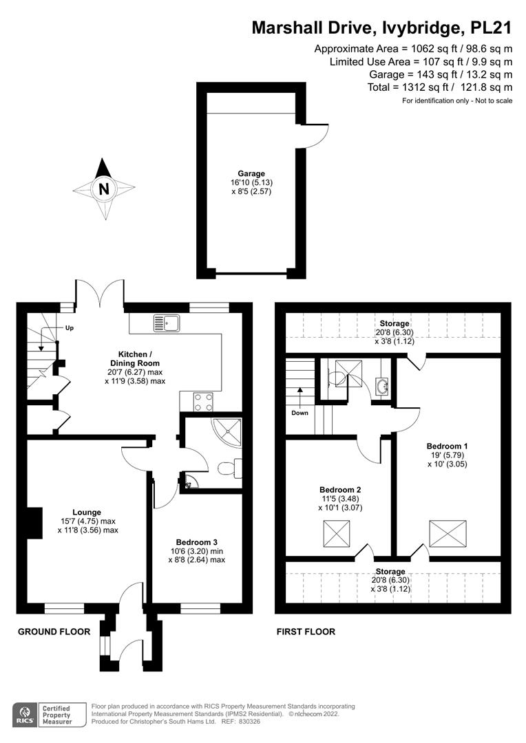 Marshall Drive, Ivybridge PL21, 3 bedroom semidetached house for sale