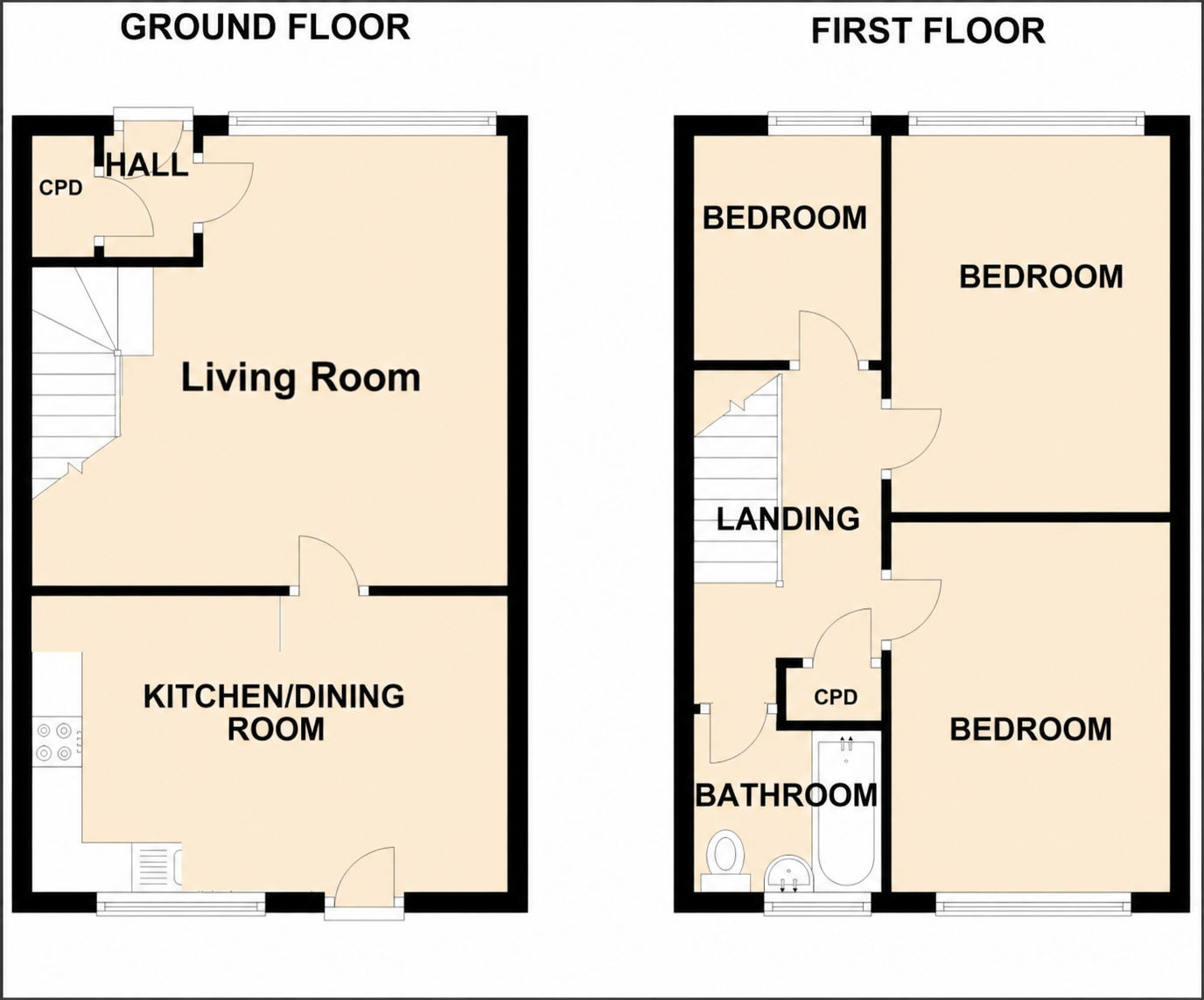 10, Rayleas Close, London floorplan
