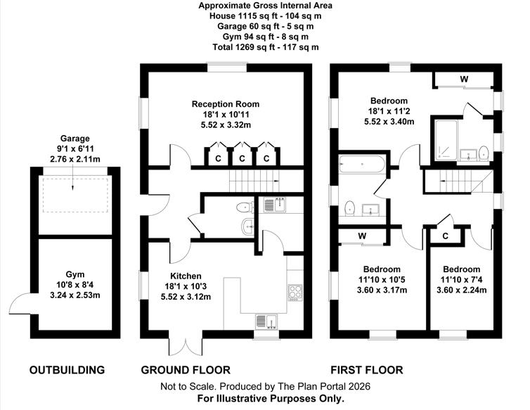 1, Haylock Drive, Bishop's Stortford floorplan