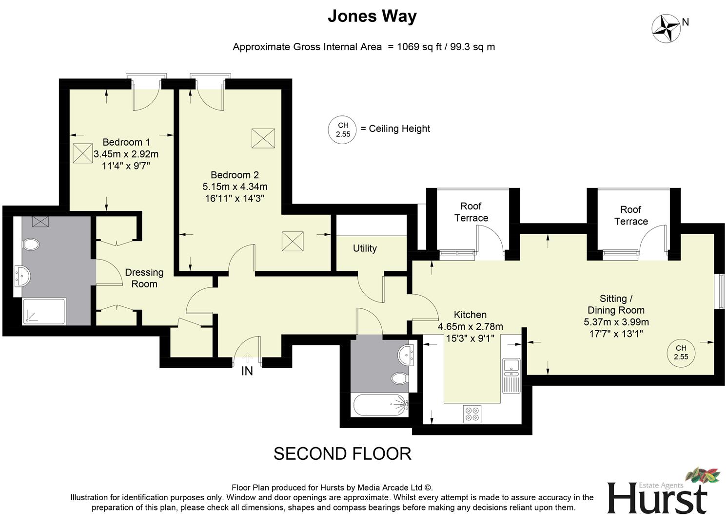 11, Watercroft Place,, Jones Way, Horsleys Green floorplan