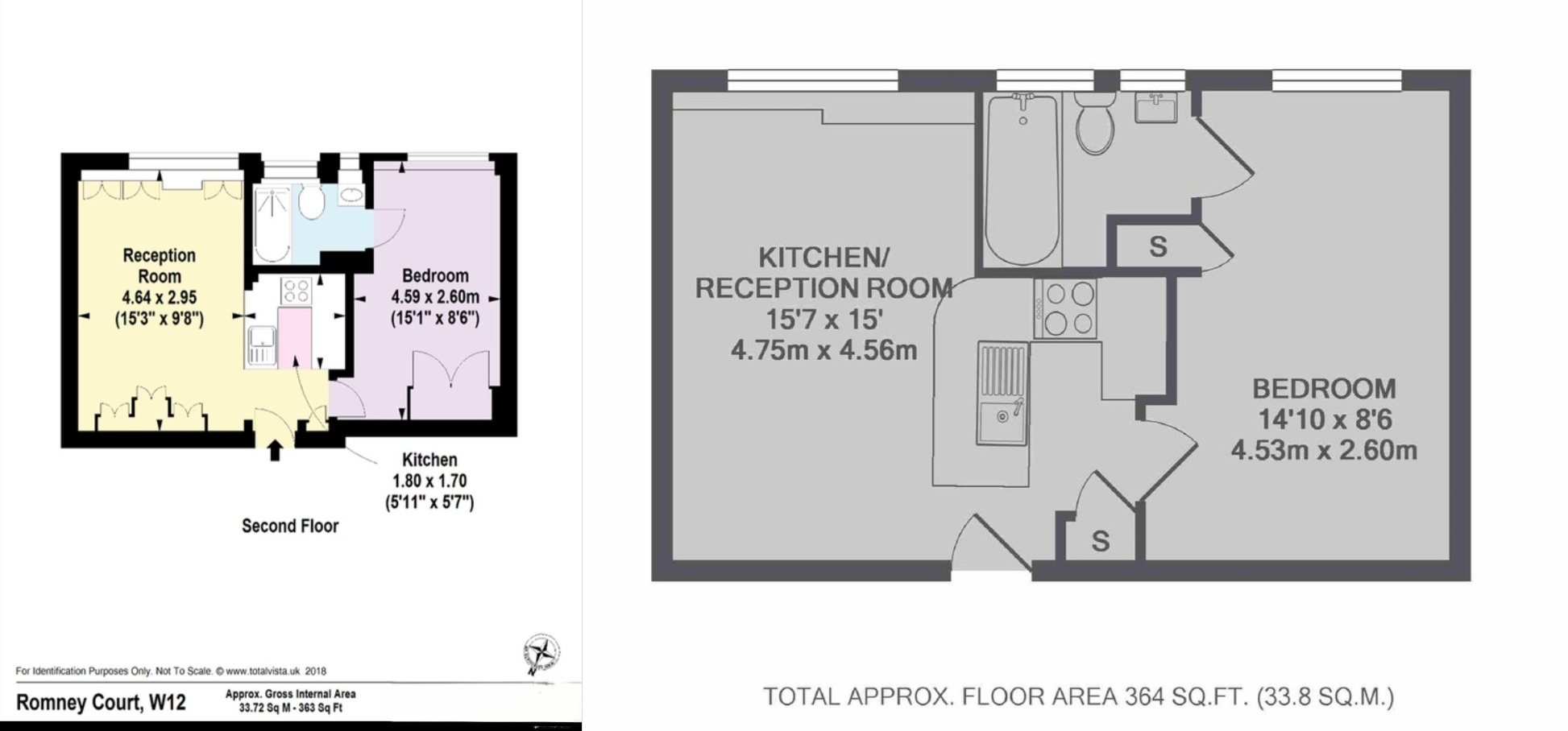 Flat 25, Romney Court, London floorplan