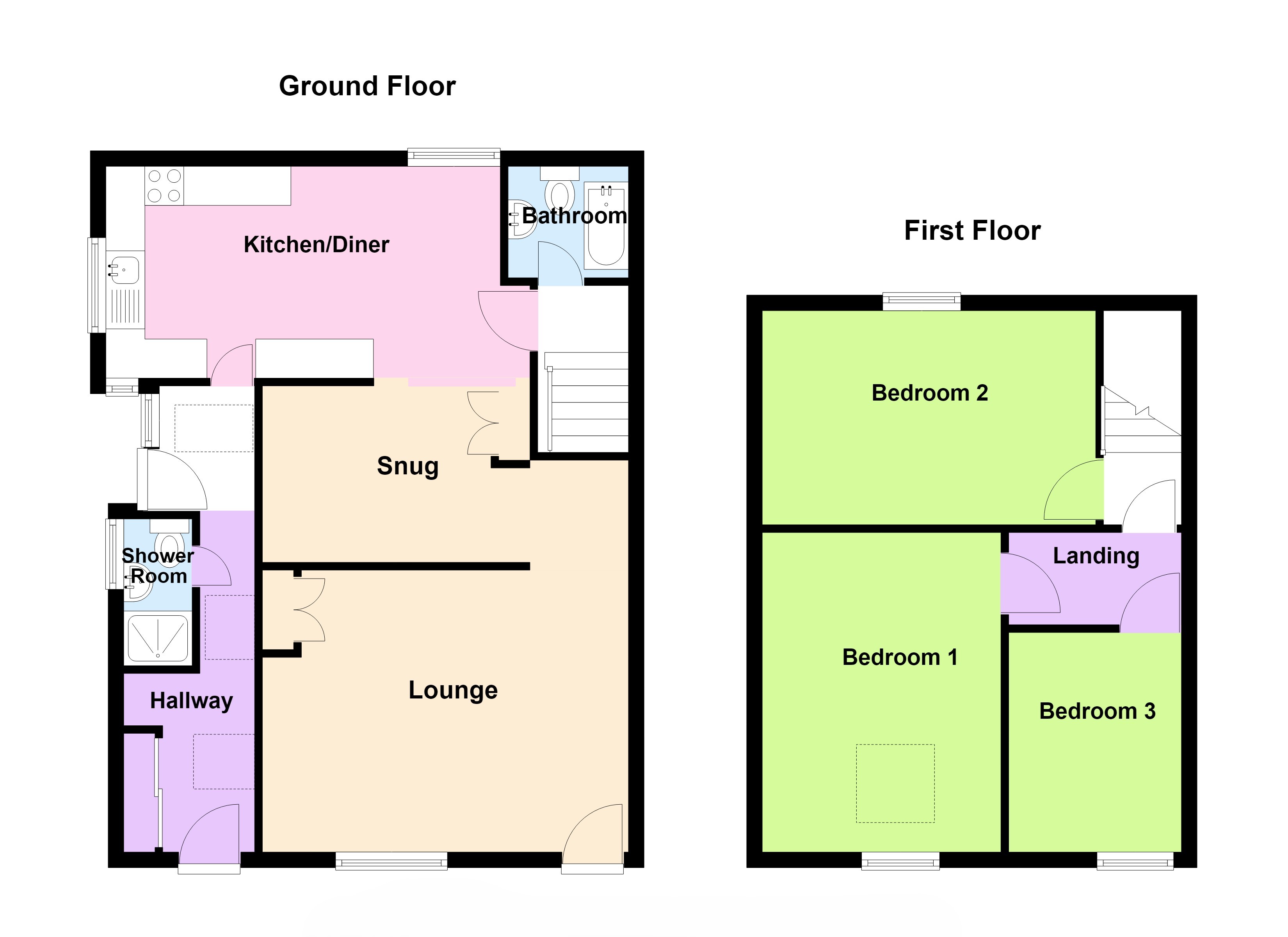 2, Nestor Square, Pembrokeshire floorplan