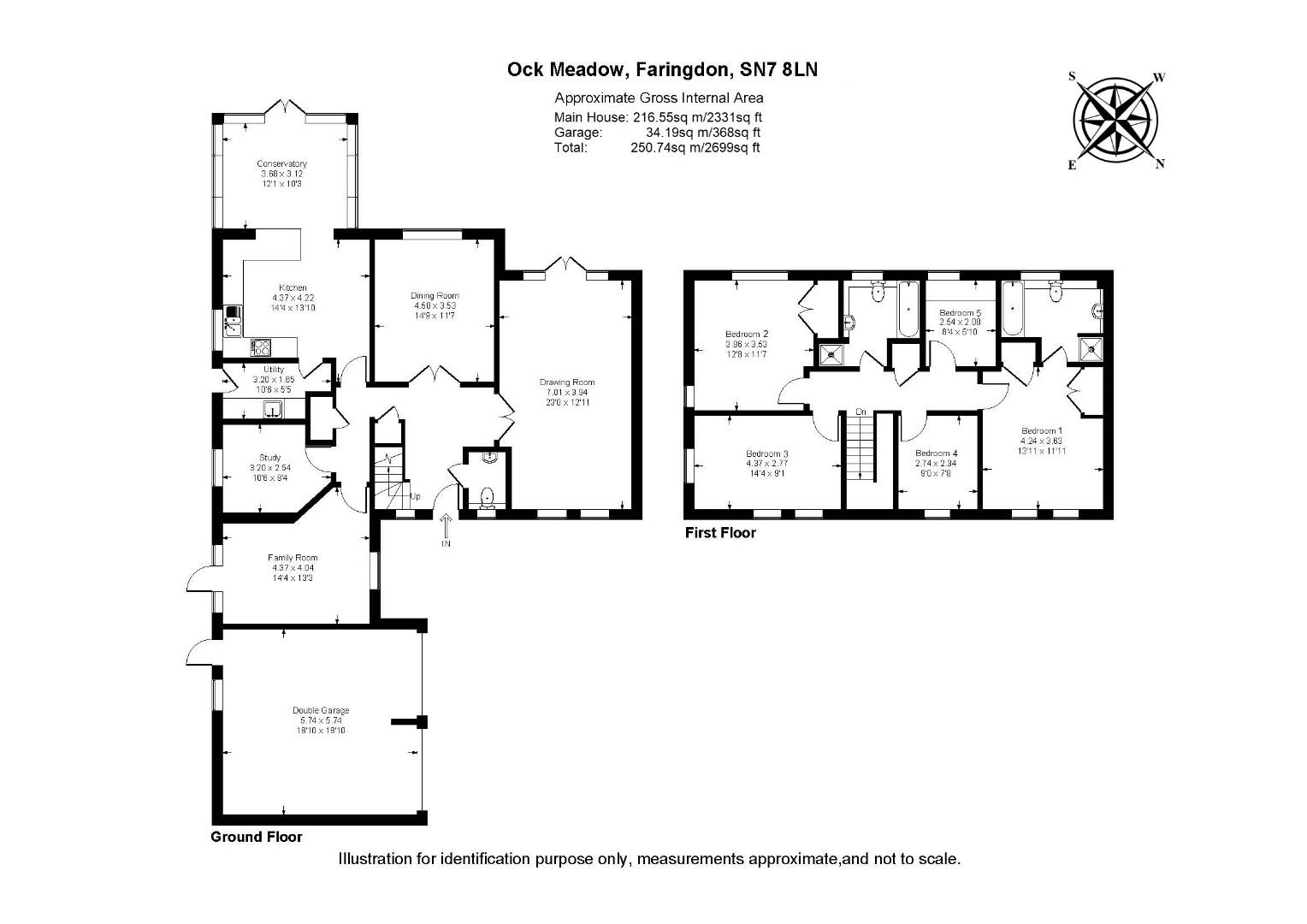 Holybrook House, 17 Ock Meadow, Faringdon floorplan