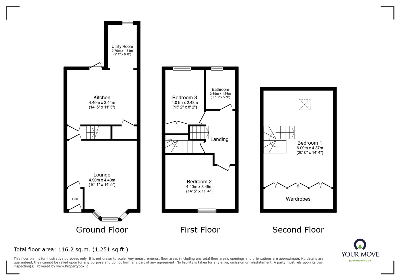 3, Rigby Avenue, Manchester floorplan