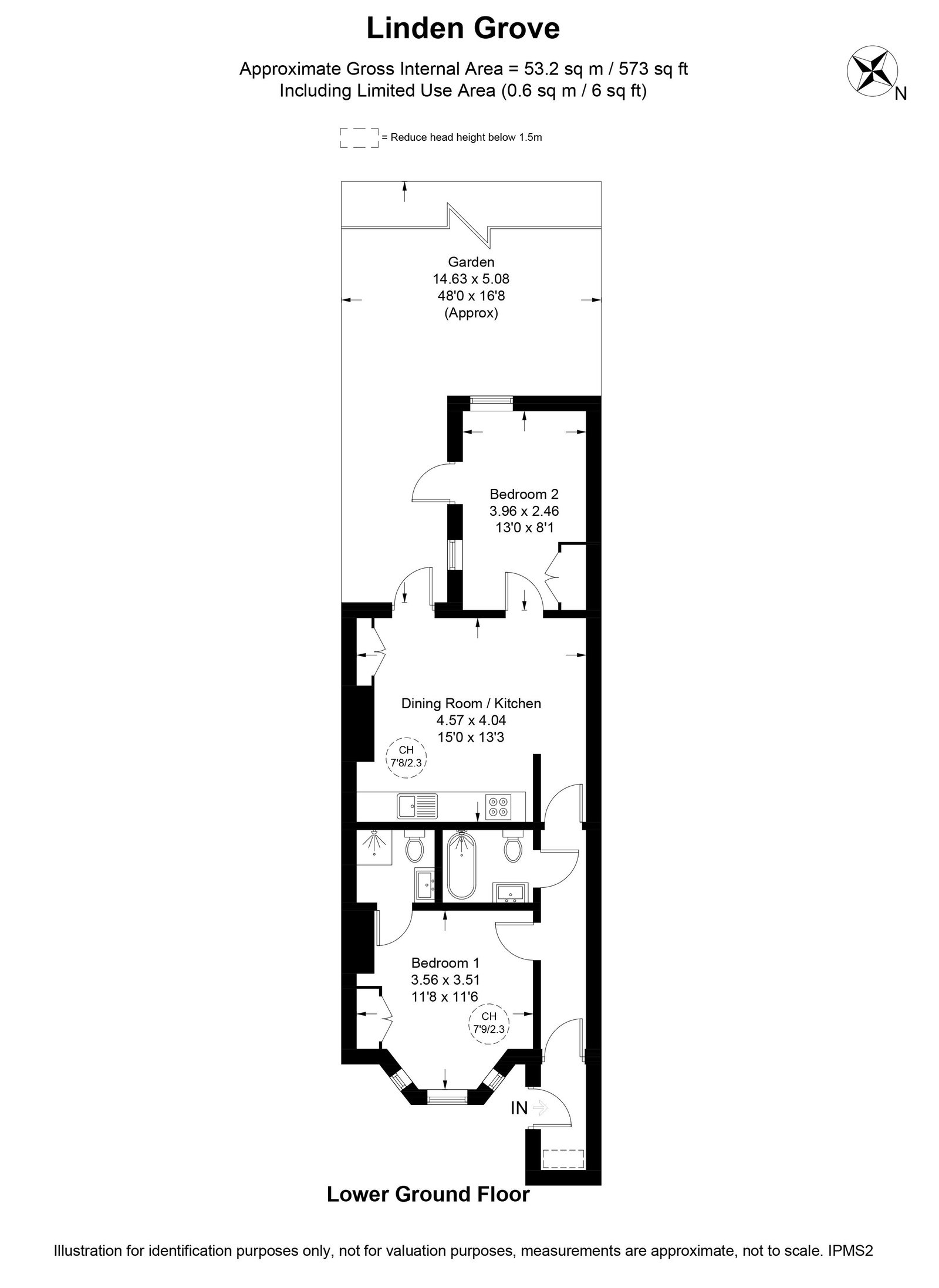 Linden Grove, London floorplan