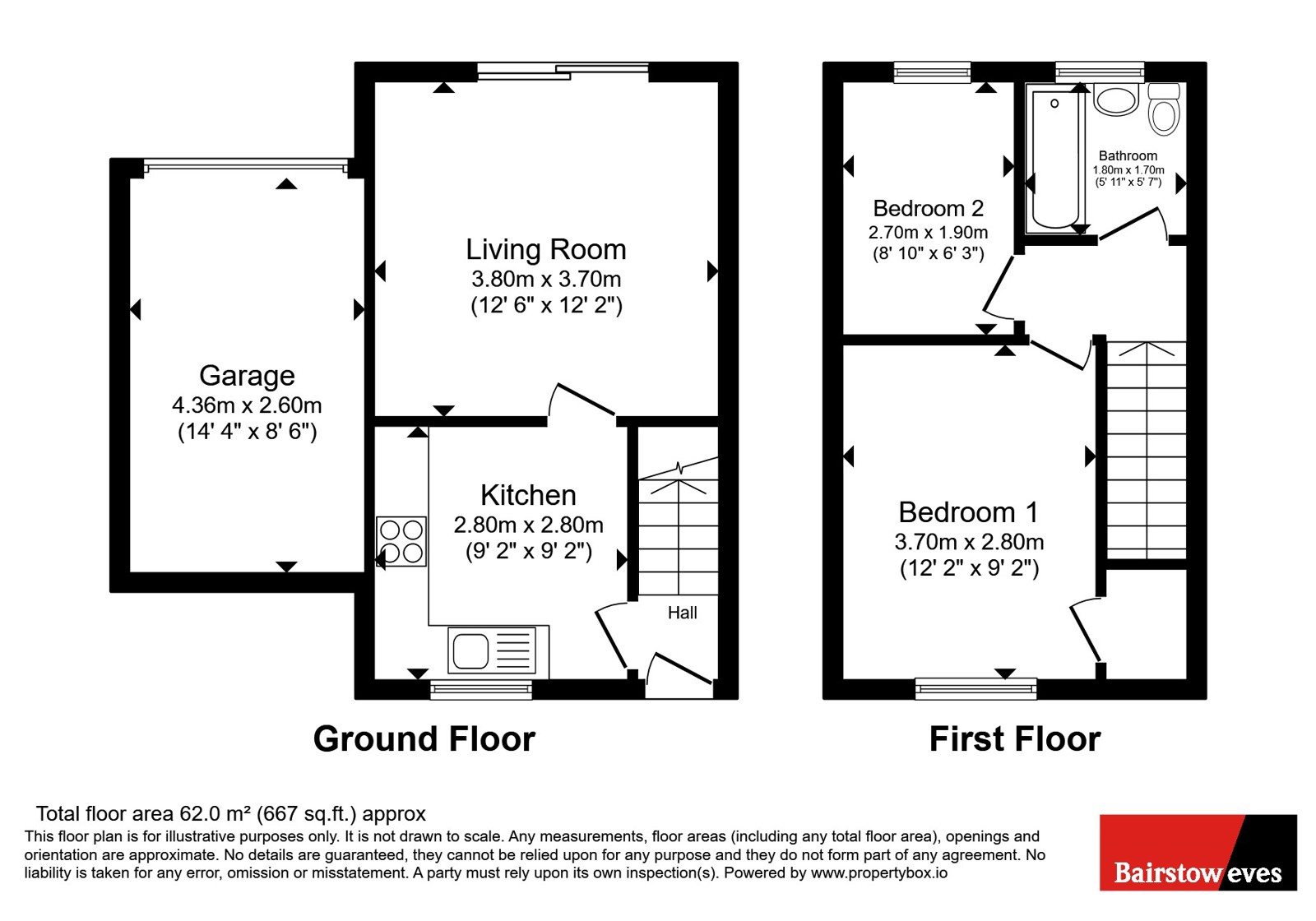 64, Montpelier Road, Nottinghamshire floorplan