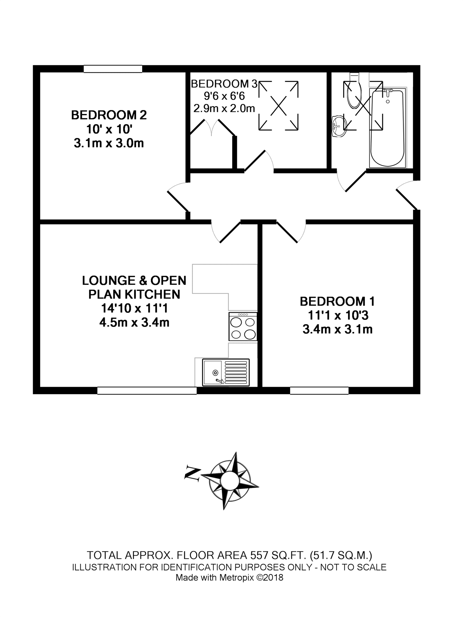 3 Bedrooms Flat for sale in Regent Street, York YO10