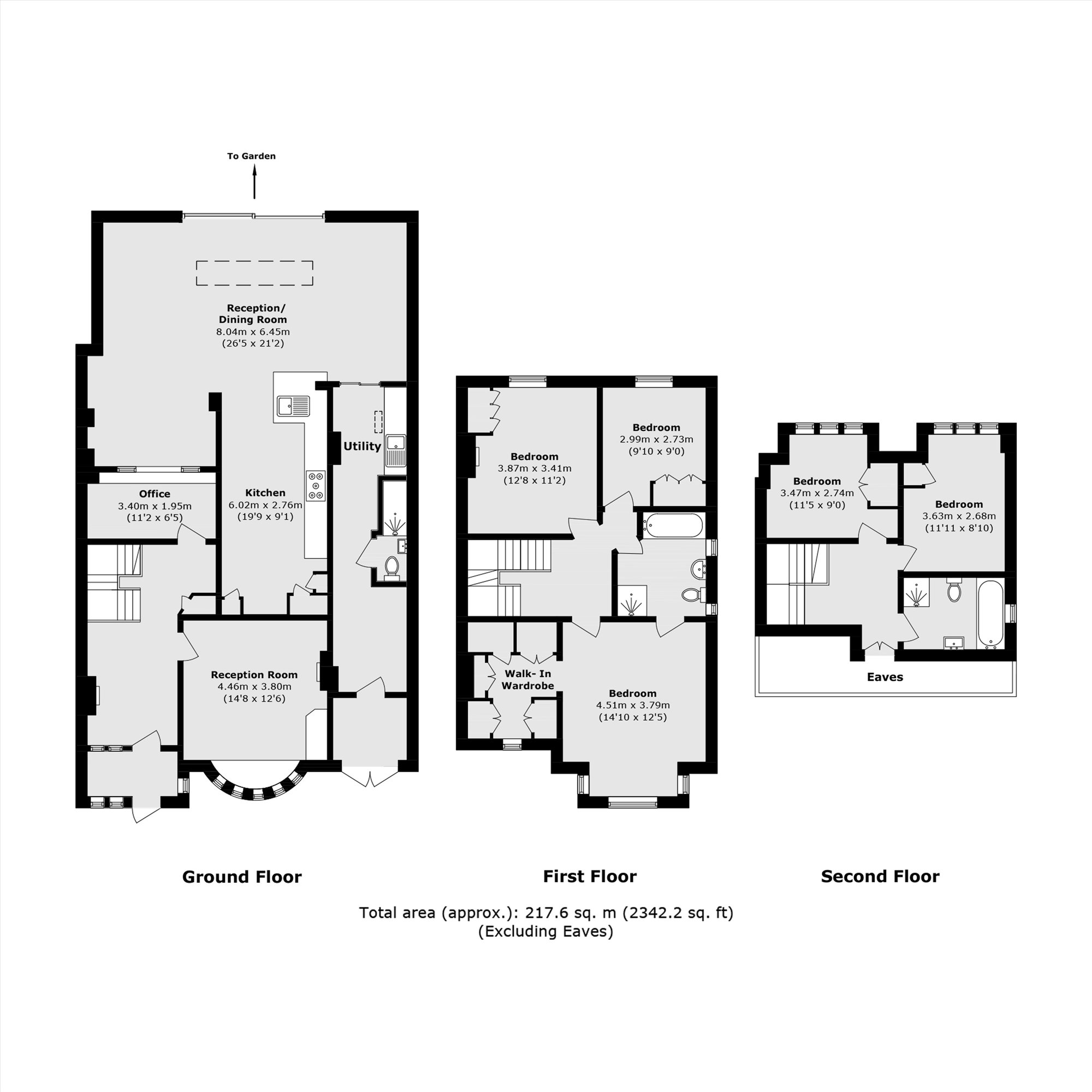 19, St. James's Avenue, Hampton Hill floorplan