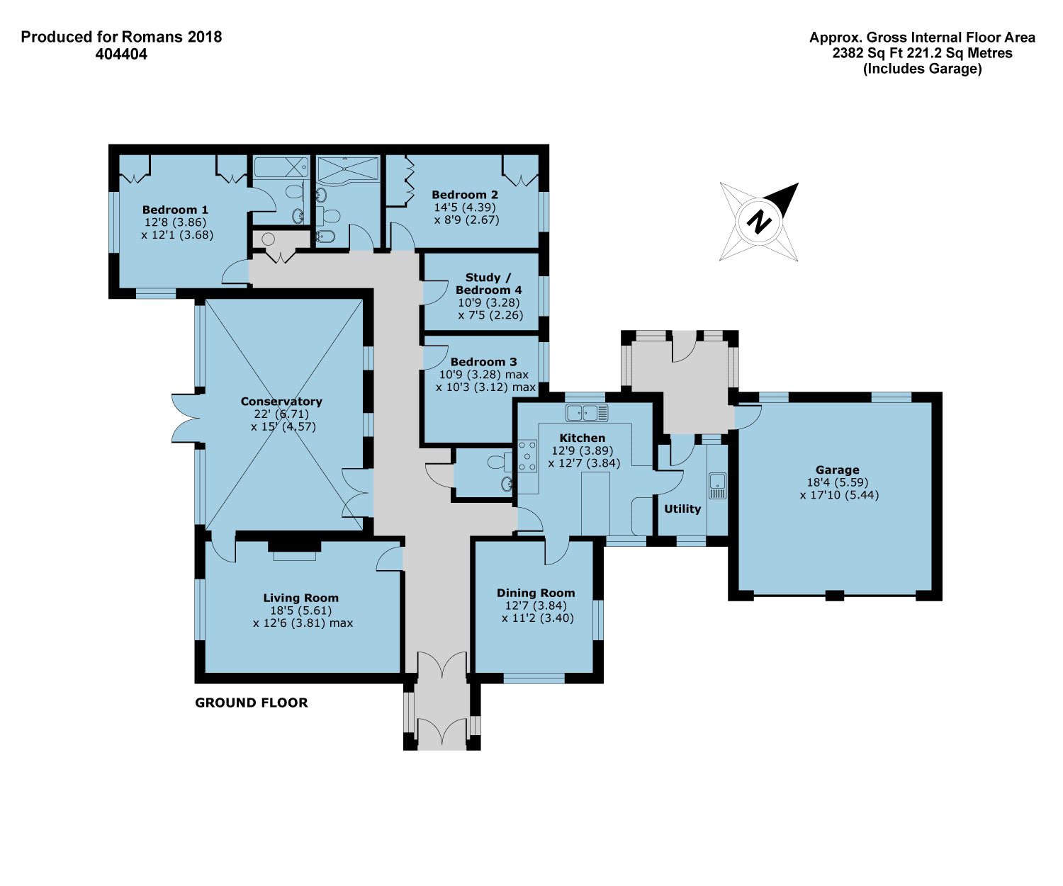 4 Bedrooms Detached bungalow for sale in Limmerhill Road, Wokingham, Berkshire RG41