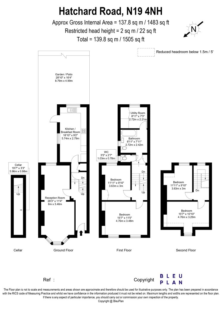 30, Hatchard Road, London floorplan