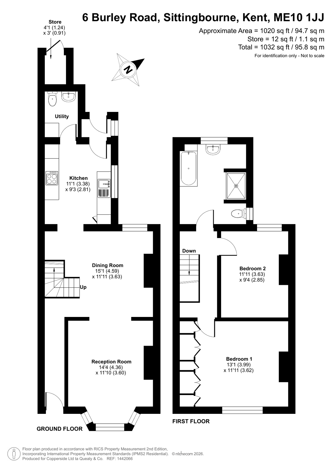 6, Burley Road, Kent floorplan