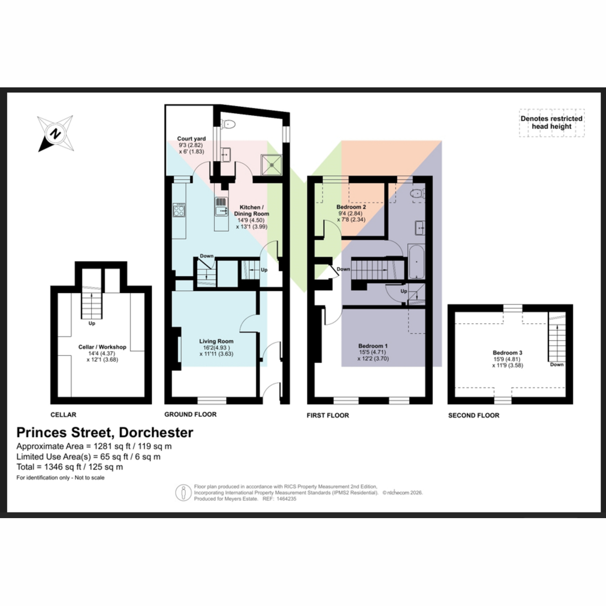 12, Princes Street, Dorchester floorplan