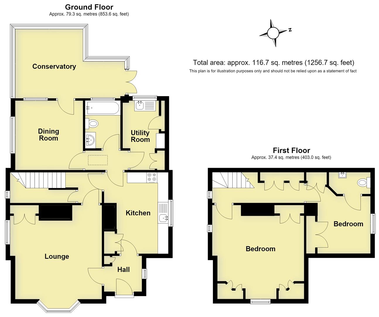 Brook Cottage, 11, Church Road, Warwick floorplan