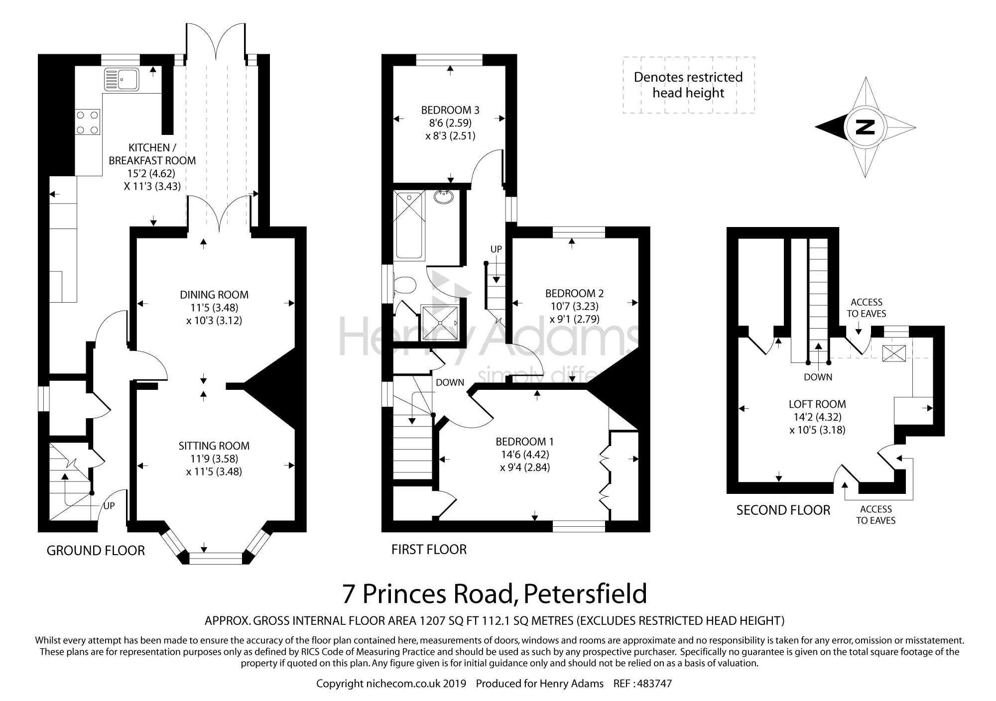 3 Bedrooms Semi-detached house for sale in Princes Road, Petersfield GU32
