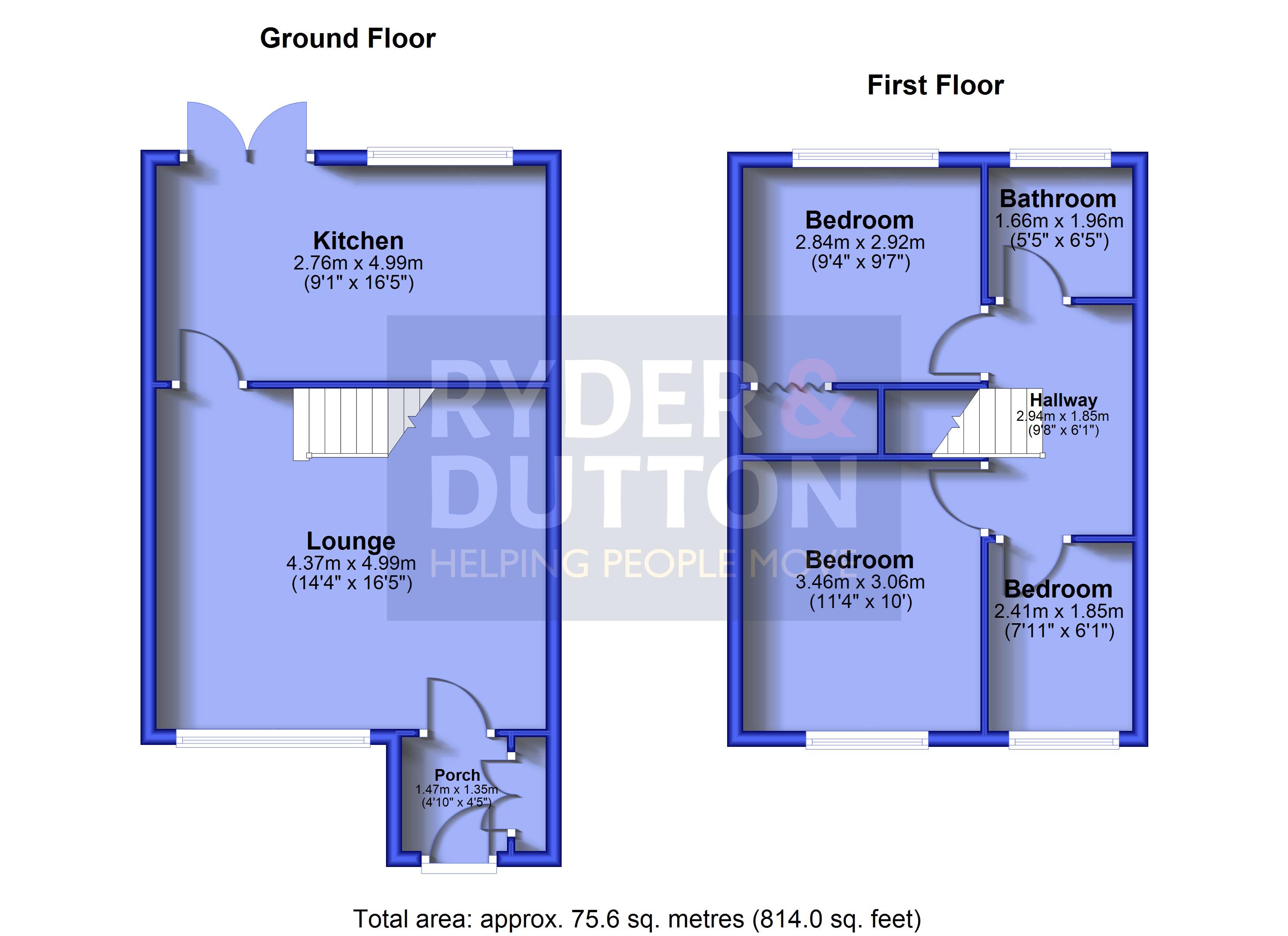 9, Pickford Walk, Oldham floorplan