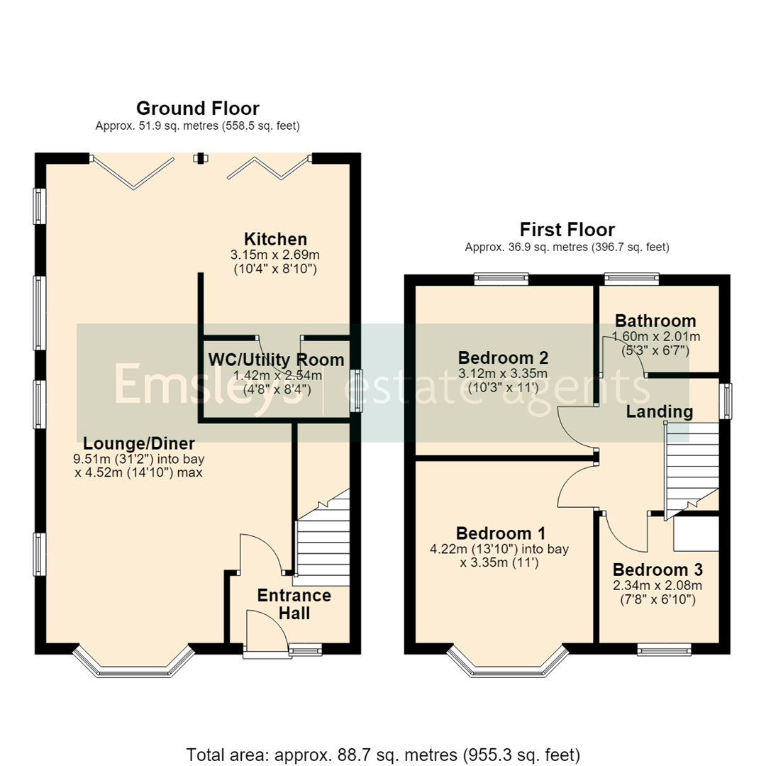 8, Lawefield Avenue, Leeds floorplan
