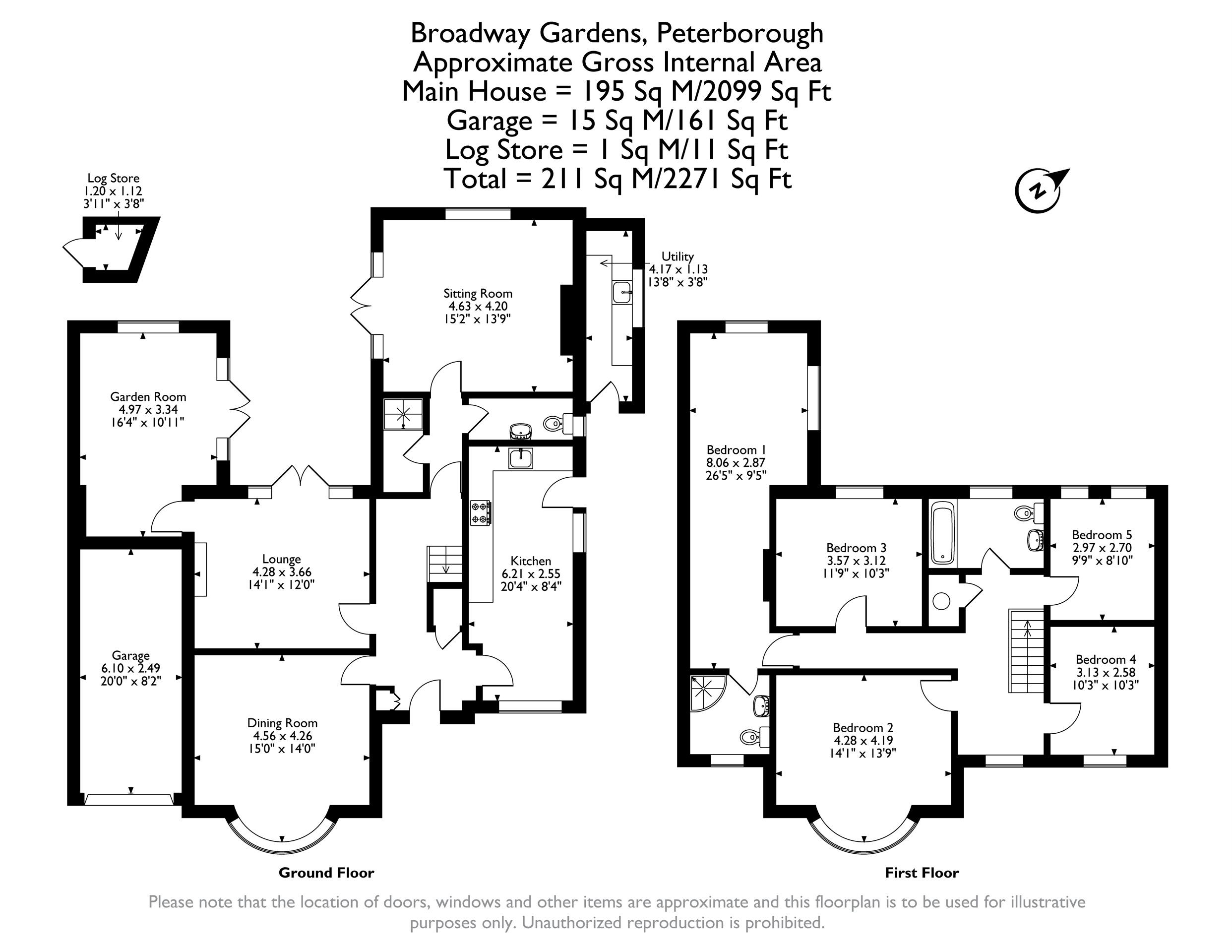 19, Broadway Gardens, Peterborough floorplan