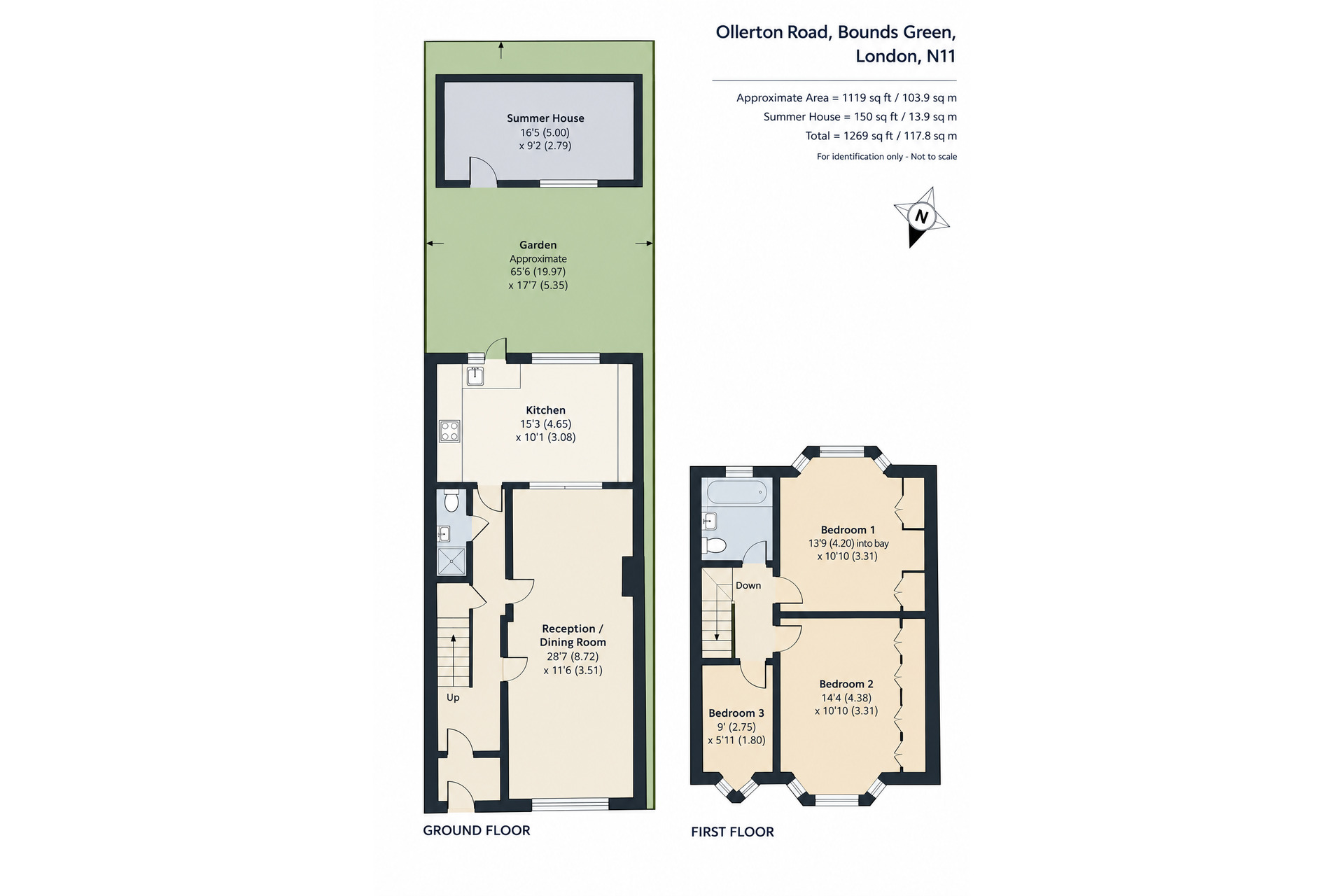 -, OLLERTON ROAD, LONDON floorplan