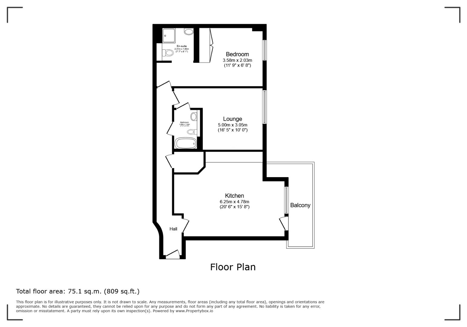 48, Capital Quarter, Leeds floorplan