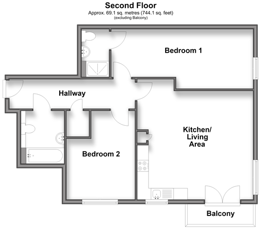 Durrell Dene, Dartford floorplan