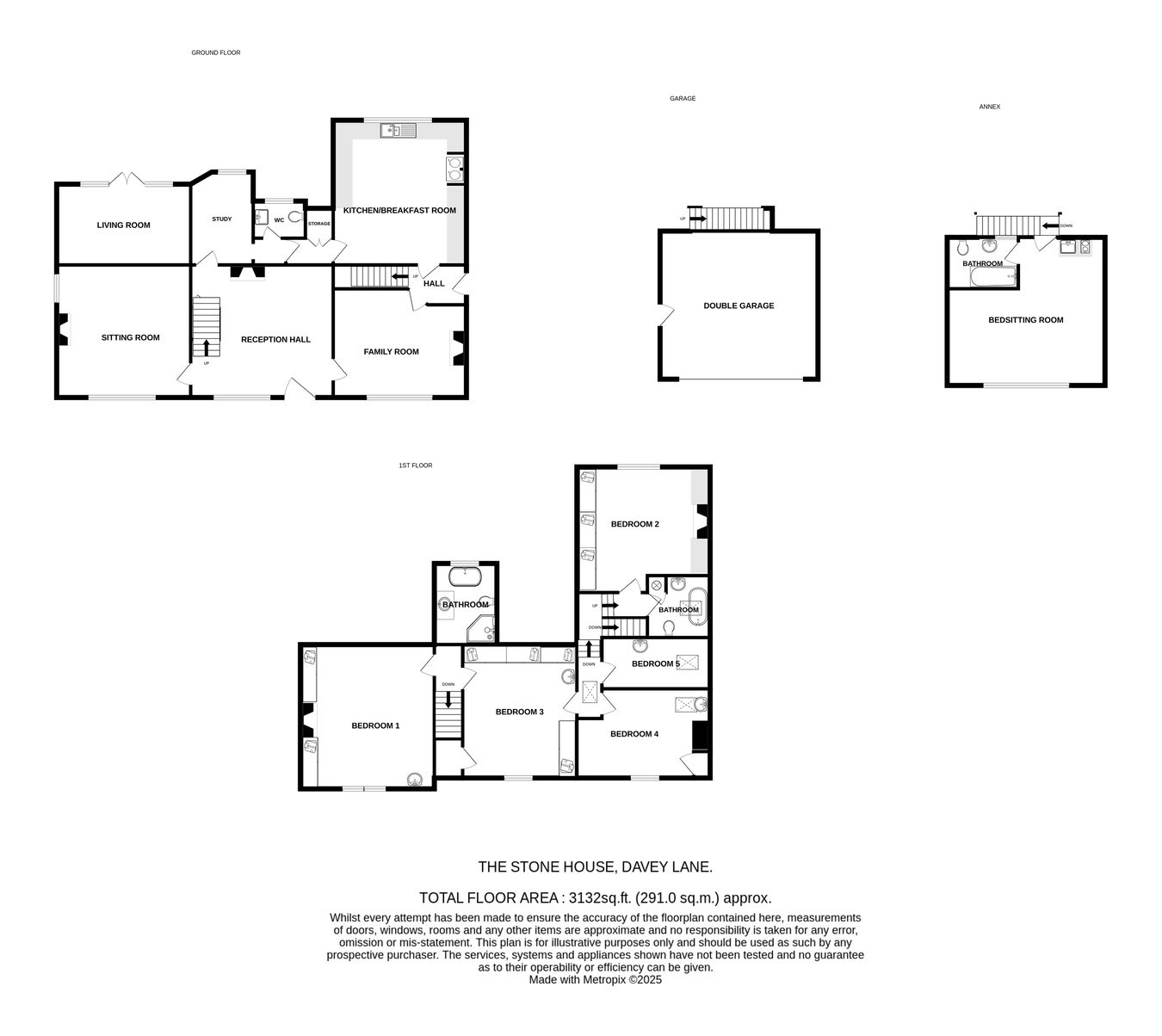 The Stone House, Davey Lane, Alderley Edge floorplan