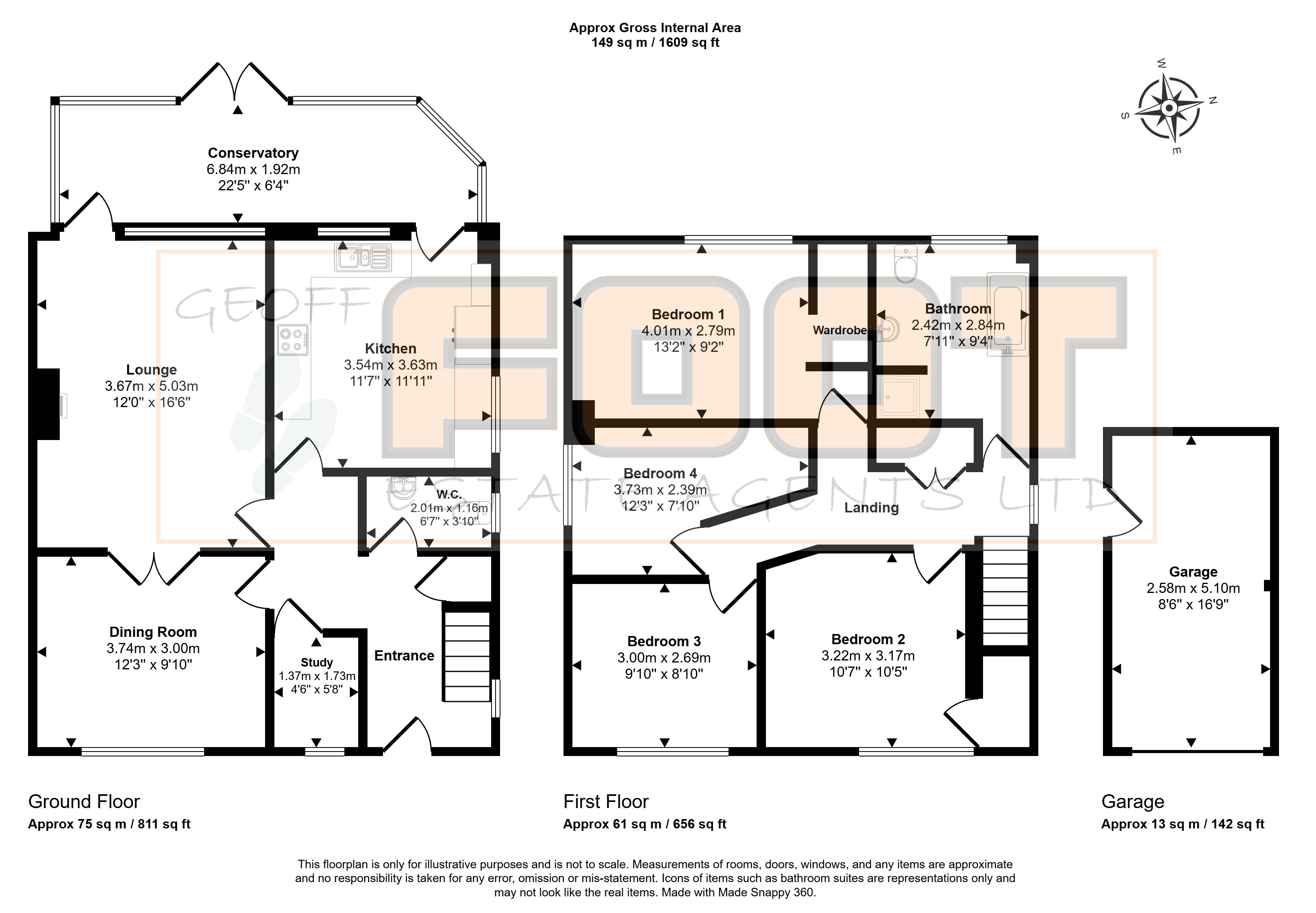 14, Atherley Road, Hayling Island floorplan