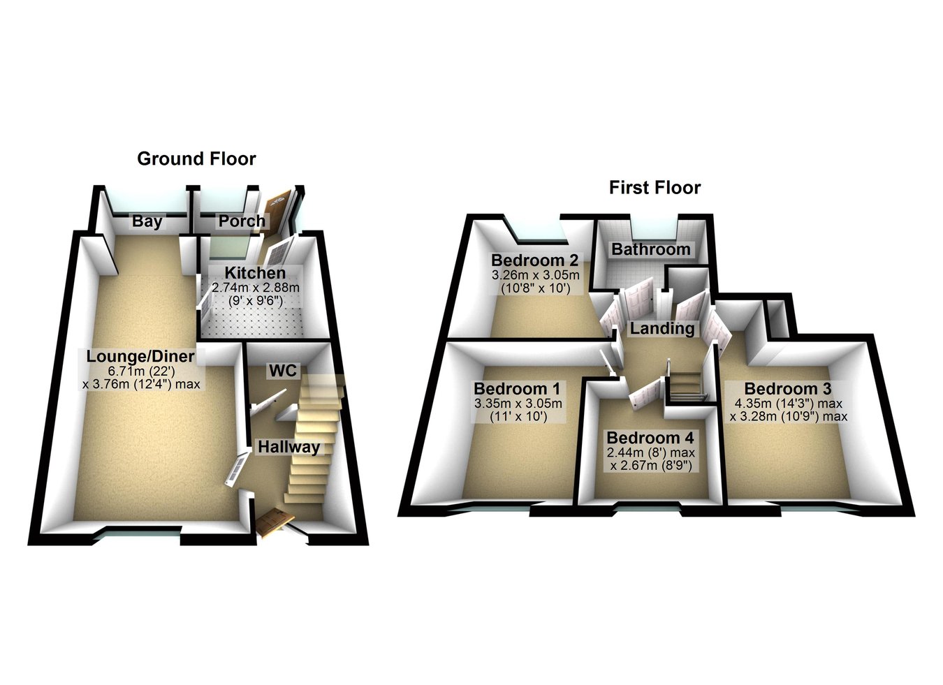 43, Station Road, Huddersfield floorplan