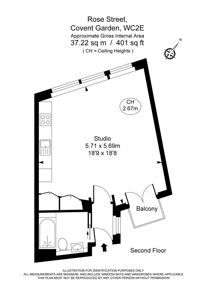 0 Bedrooms Studio to rent in Rose Street, Covent Garden WC2E
