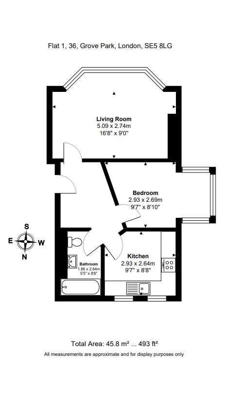 36a, Grove Park, Camberwell floorplan