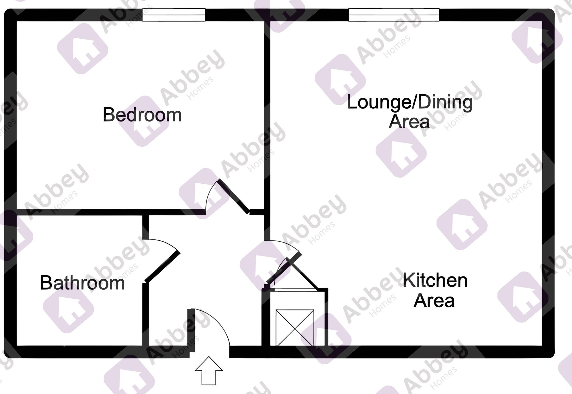 Flat 5, 140 Abbey Meadows, Leicester floorplan