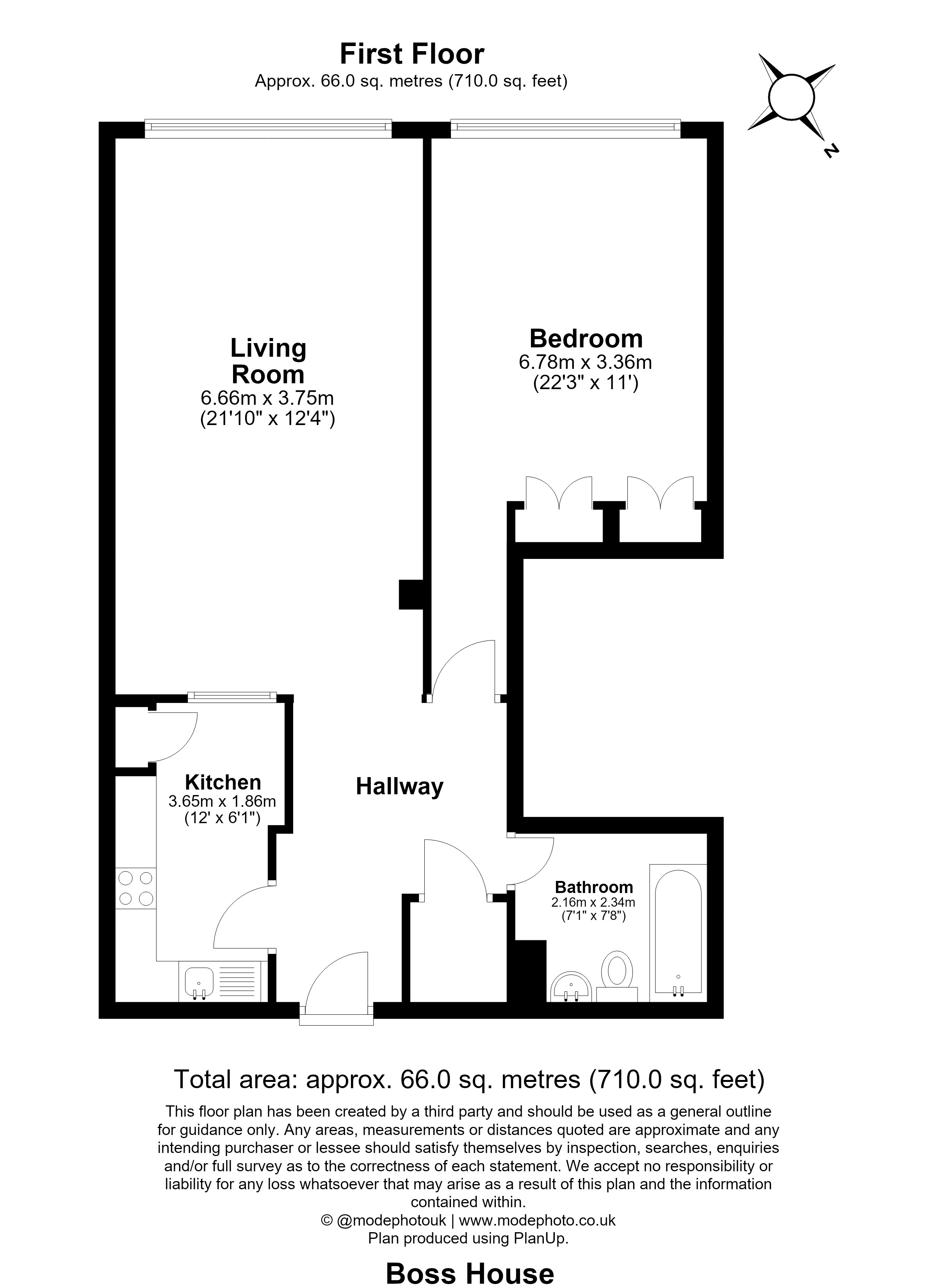 Boss House, London floorplan