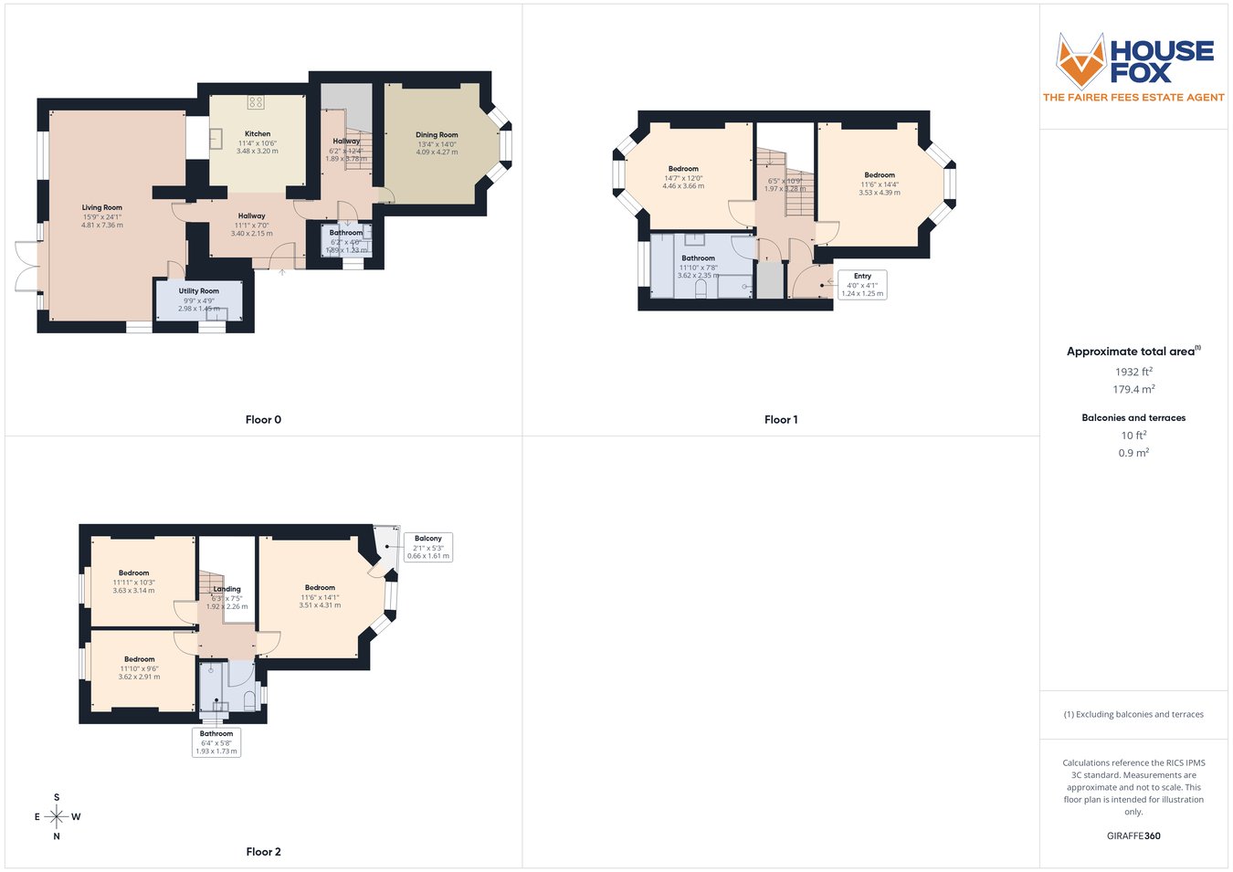 12, Manor Road, Weston-Super-Mare floorplan