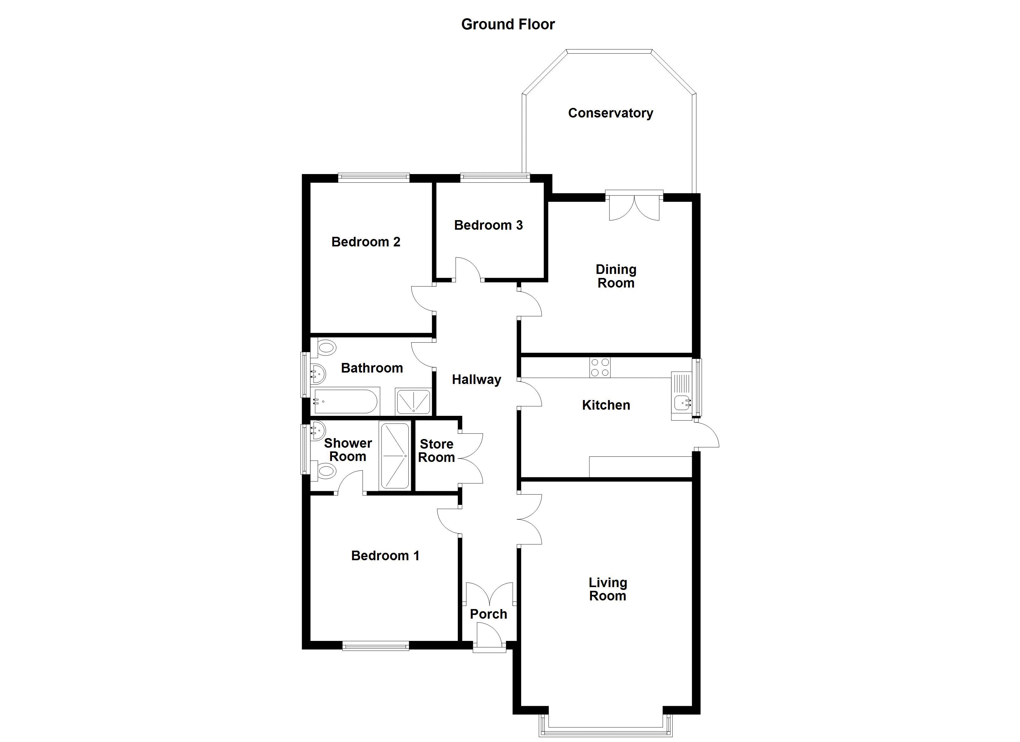 3 Bedrooms Detached bungalow for sale in Knob Hall Gardens, Southport PR9