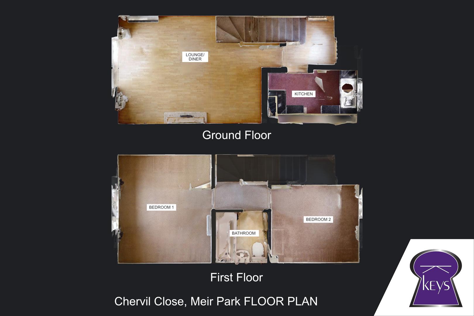 Chervil Close, Meir Park, StokeOnTrent ST3, 2 bedroom town house for