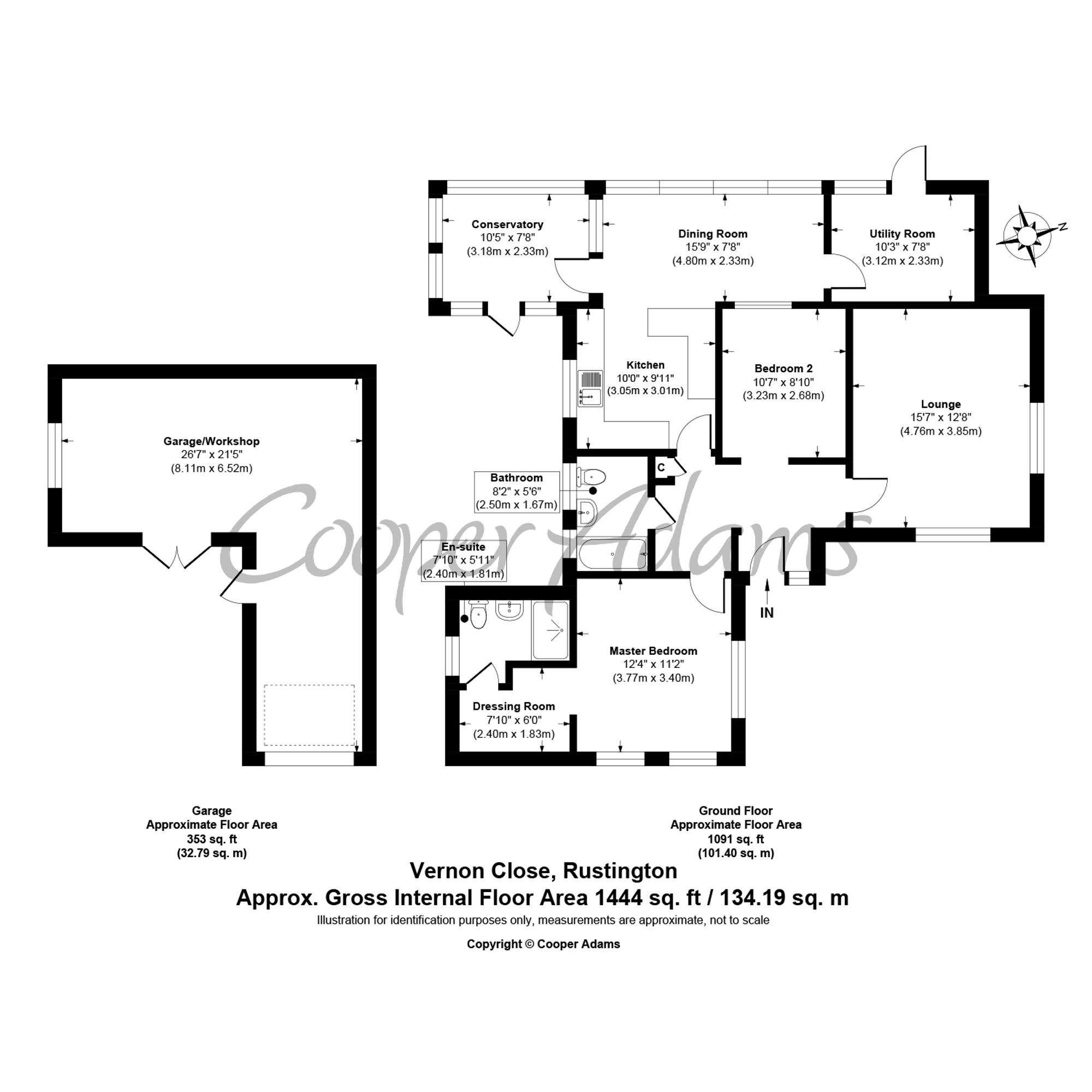 8 Vernon Close, Littlehampton floorplan