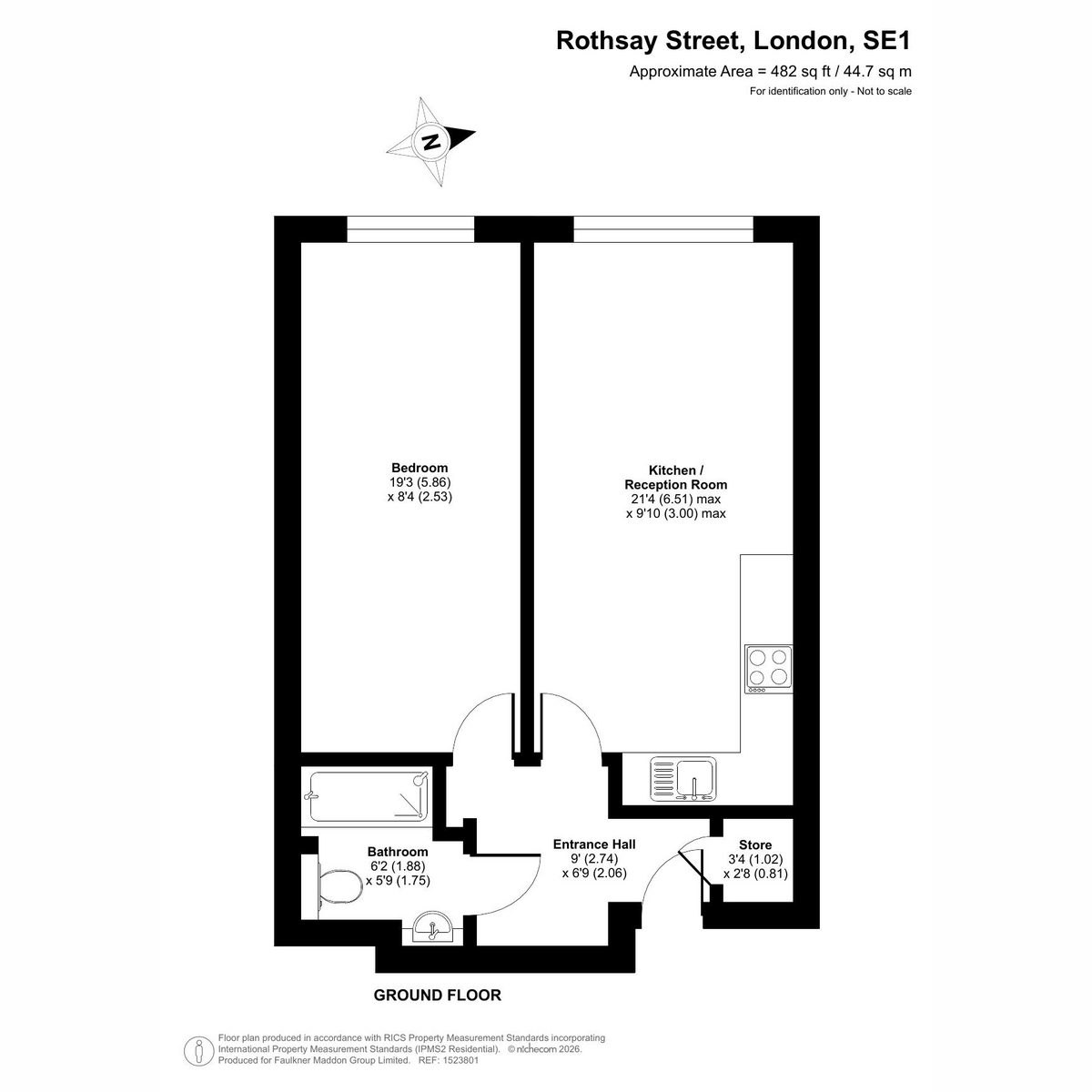 Rothsay Street, London floorplan