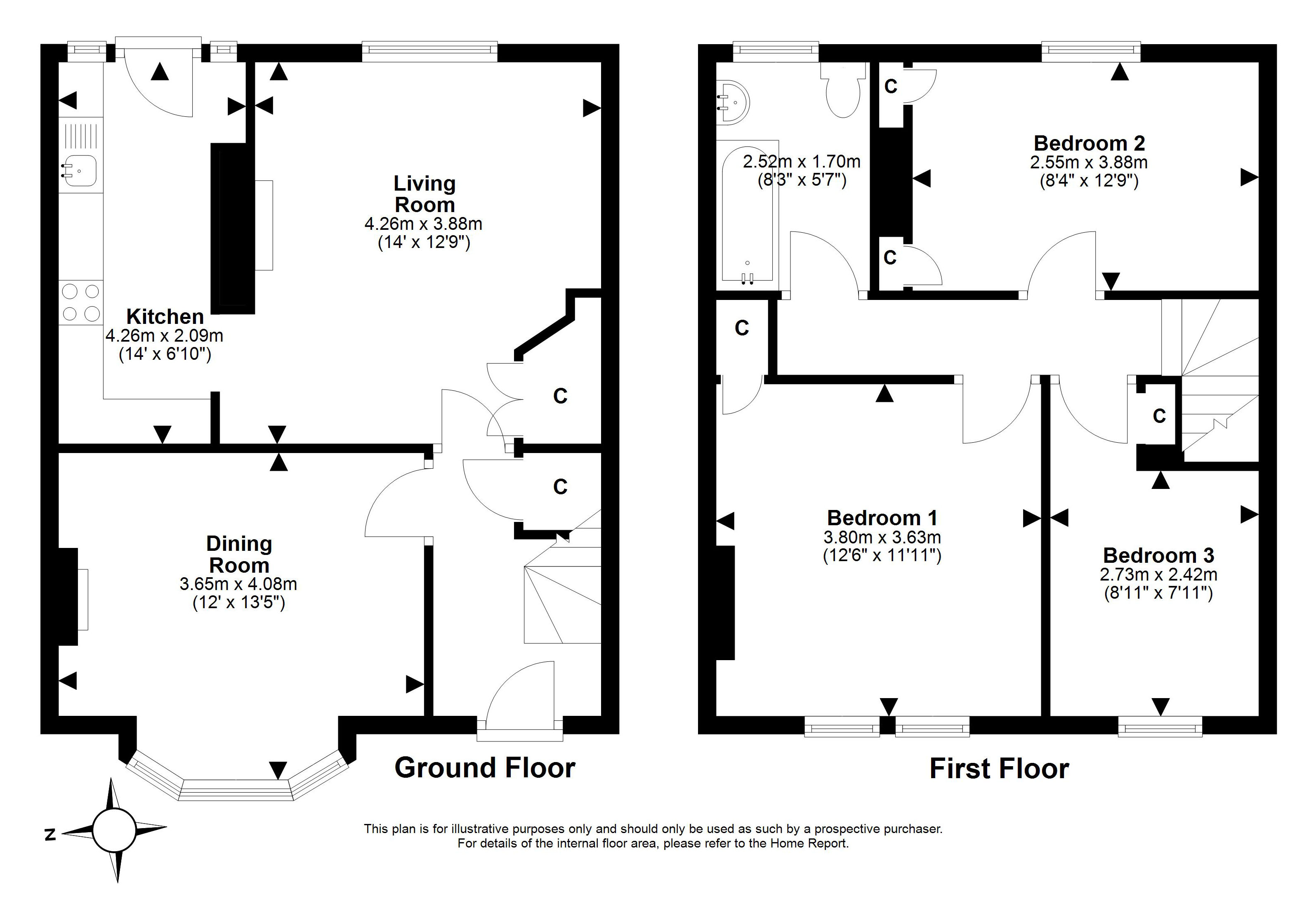 79, Saughtonhall Drive, Edinburgh floorplan