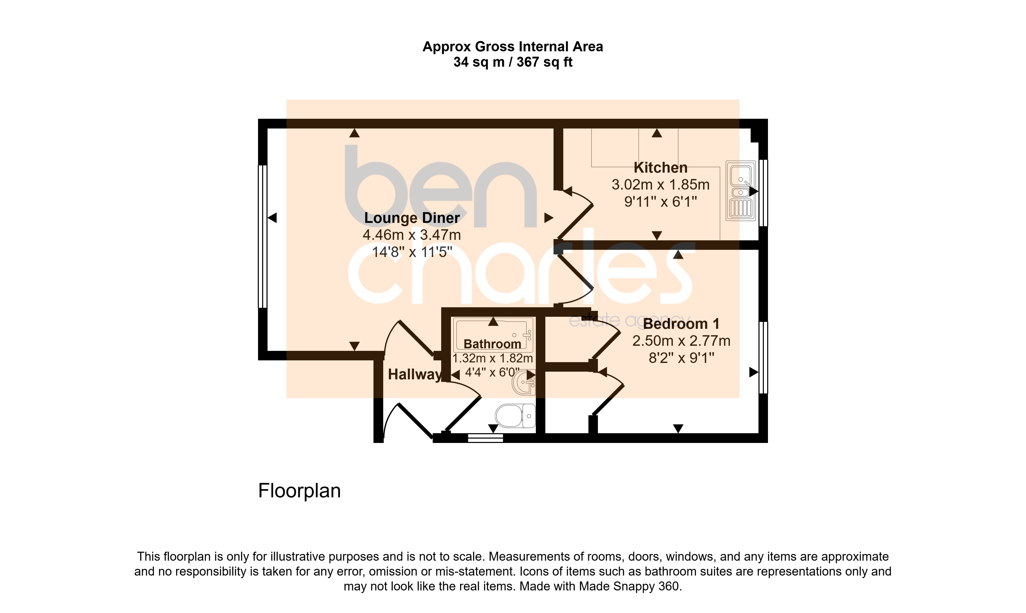 4, St. Pauls Close, Durham floorplan