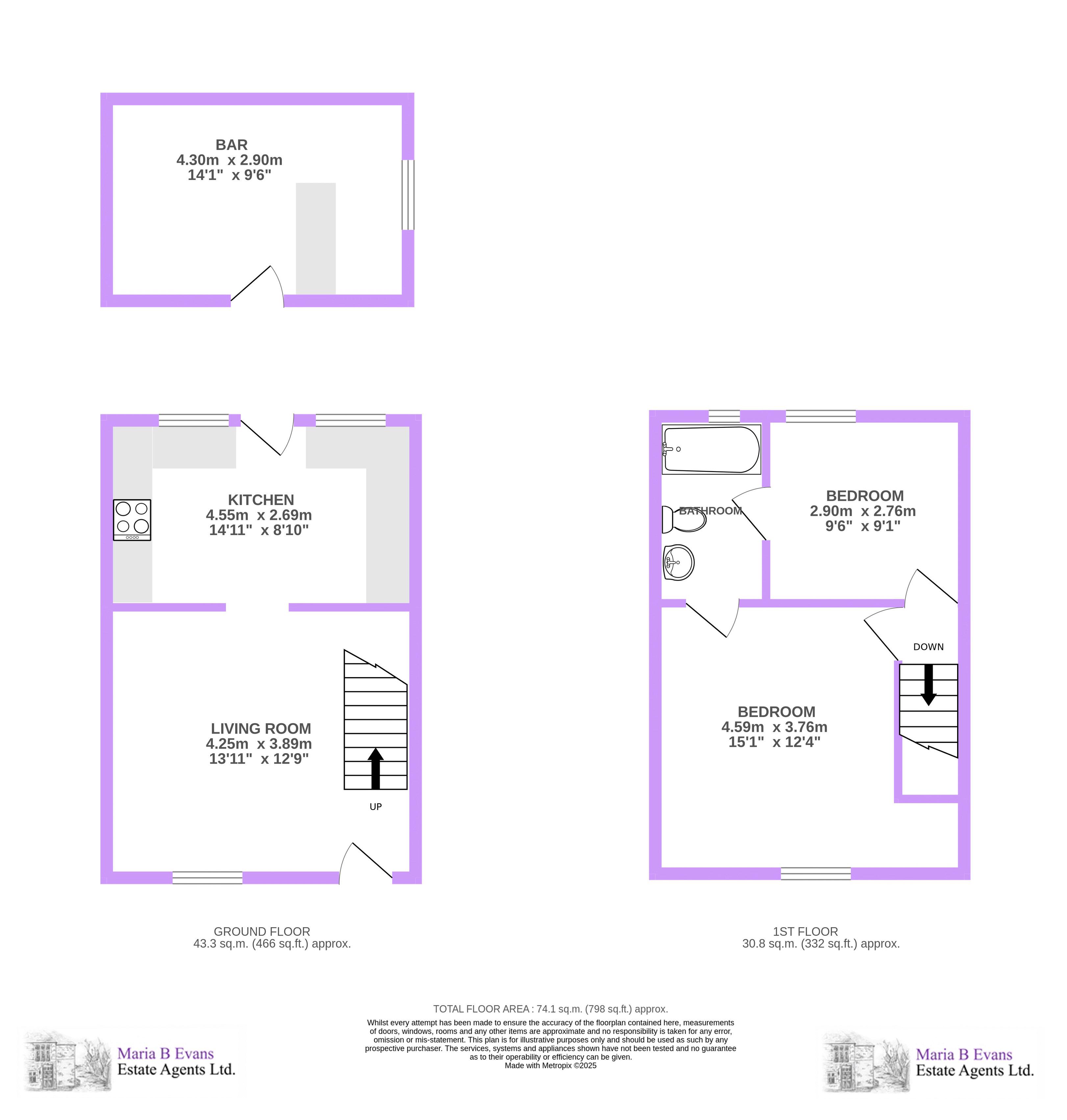 11 Cock Robin Cottages, Highfield Road, Leyland floorplan