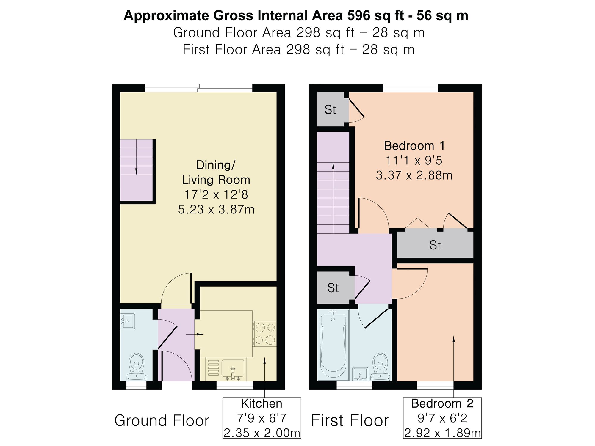 6 Foxes Close, Hertford floorplan