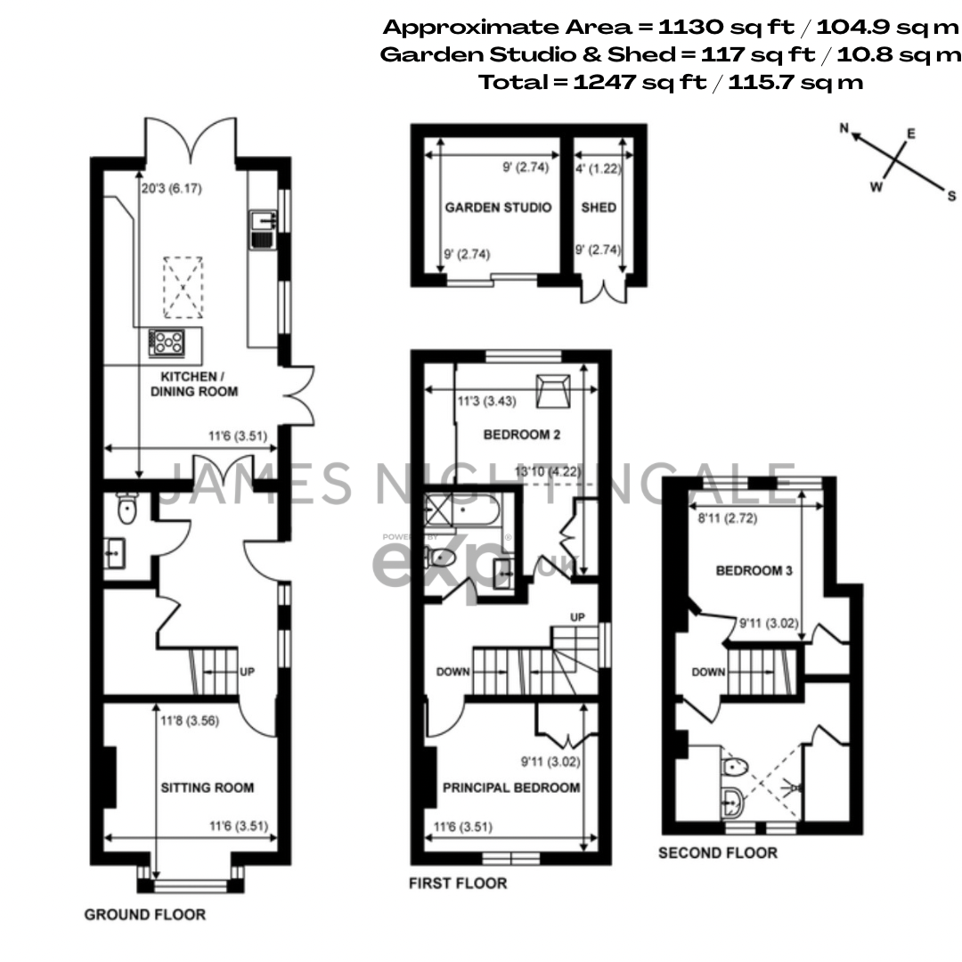 15, Spencer Road, Cobham floorplan