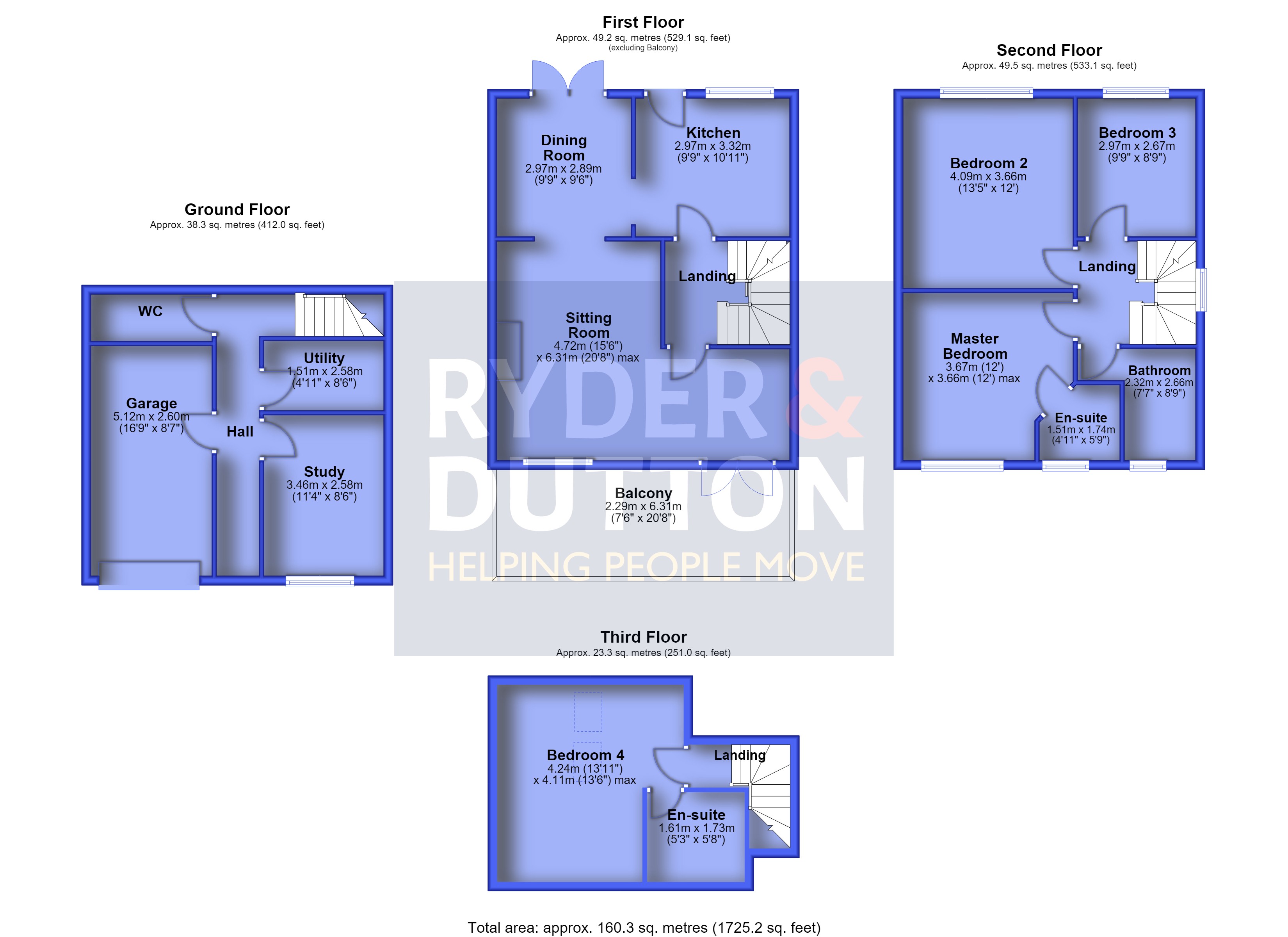 11, Green Grove, Huddersfield floorplan