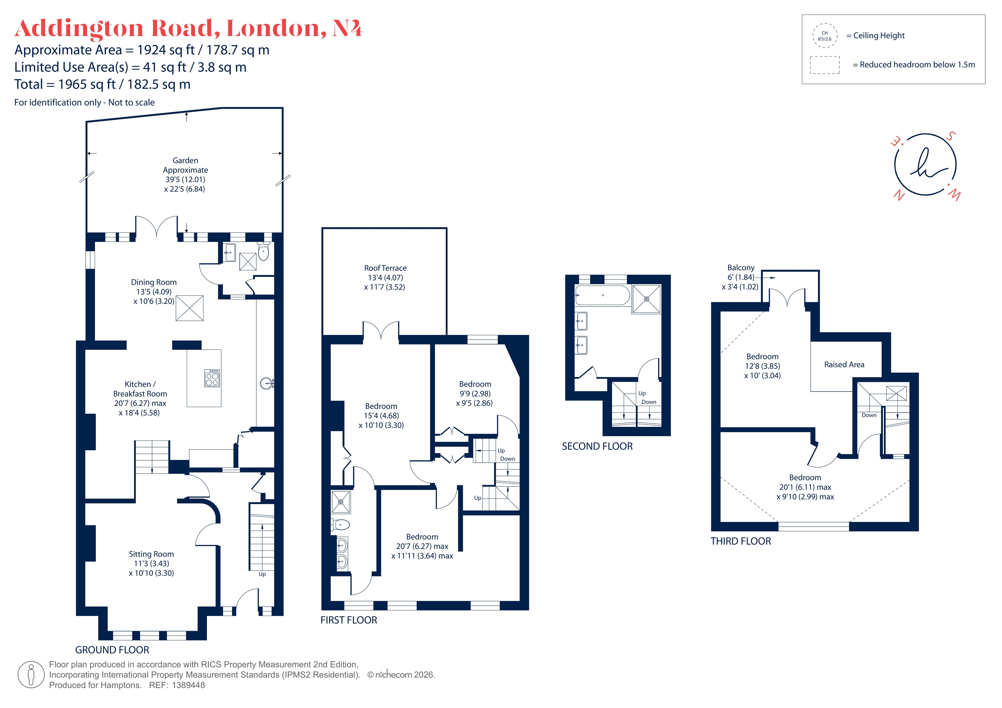 6, Addington Road, London floorplan