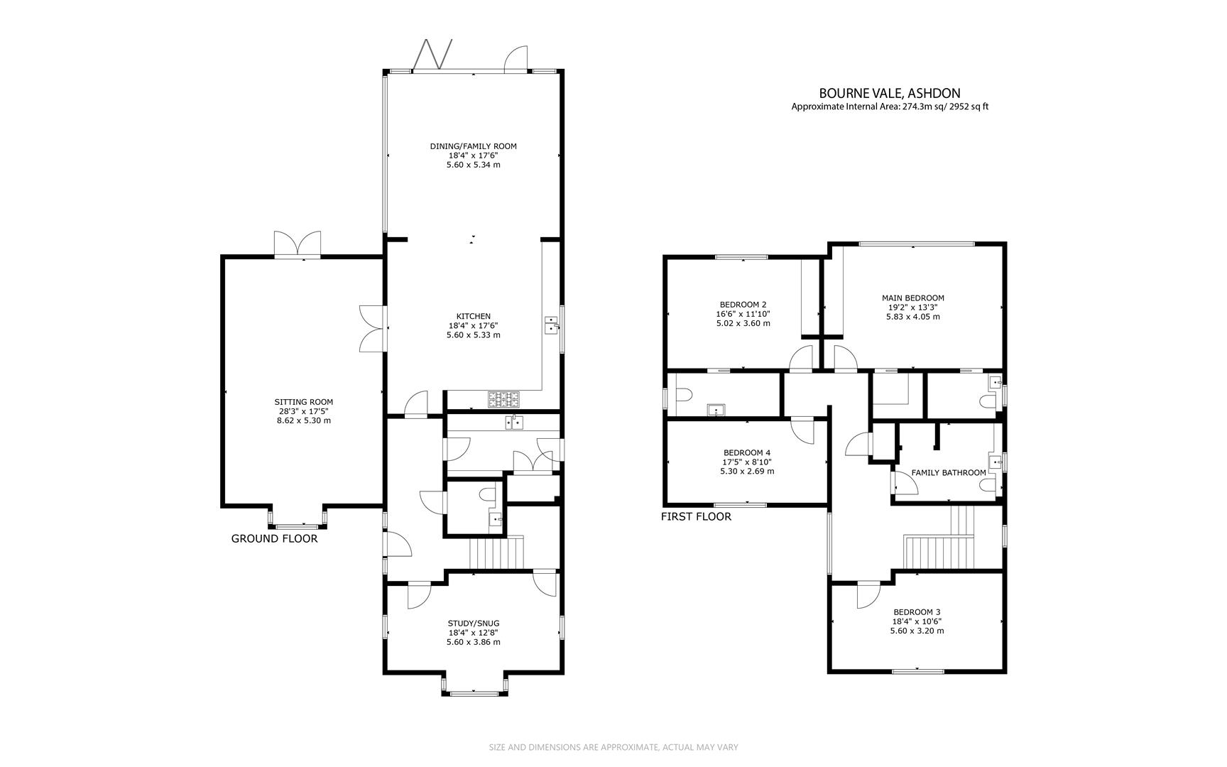 4, Bourn Vale, Radwinter Road, Saffron Walden floorplan