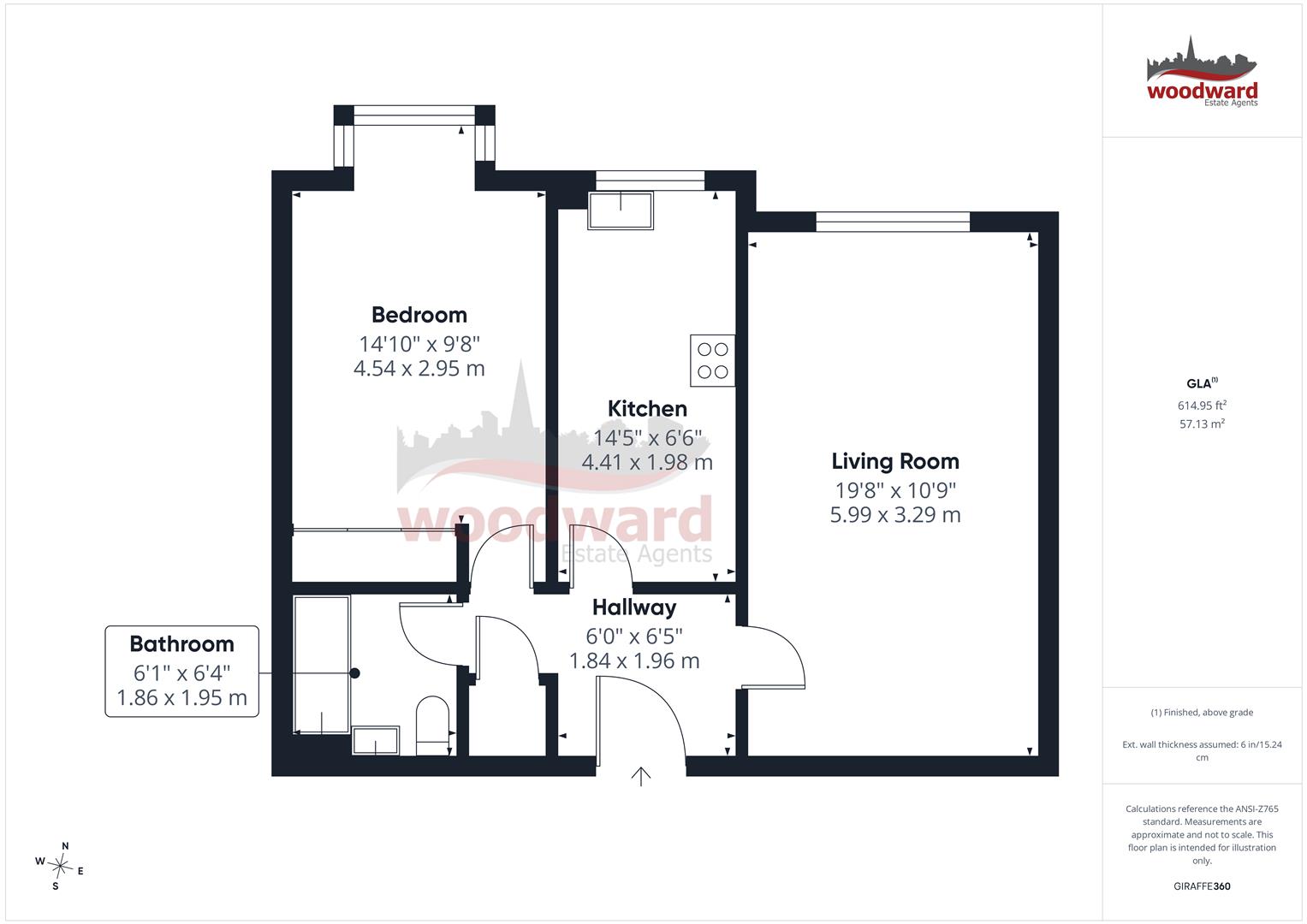 Flat 24, 24, Knowles Court, Gayton Road, Harrow floorplan