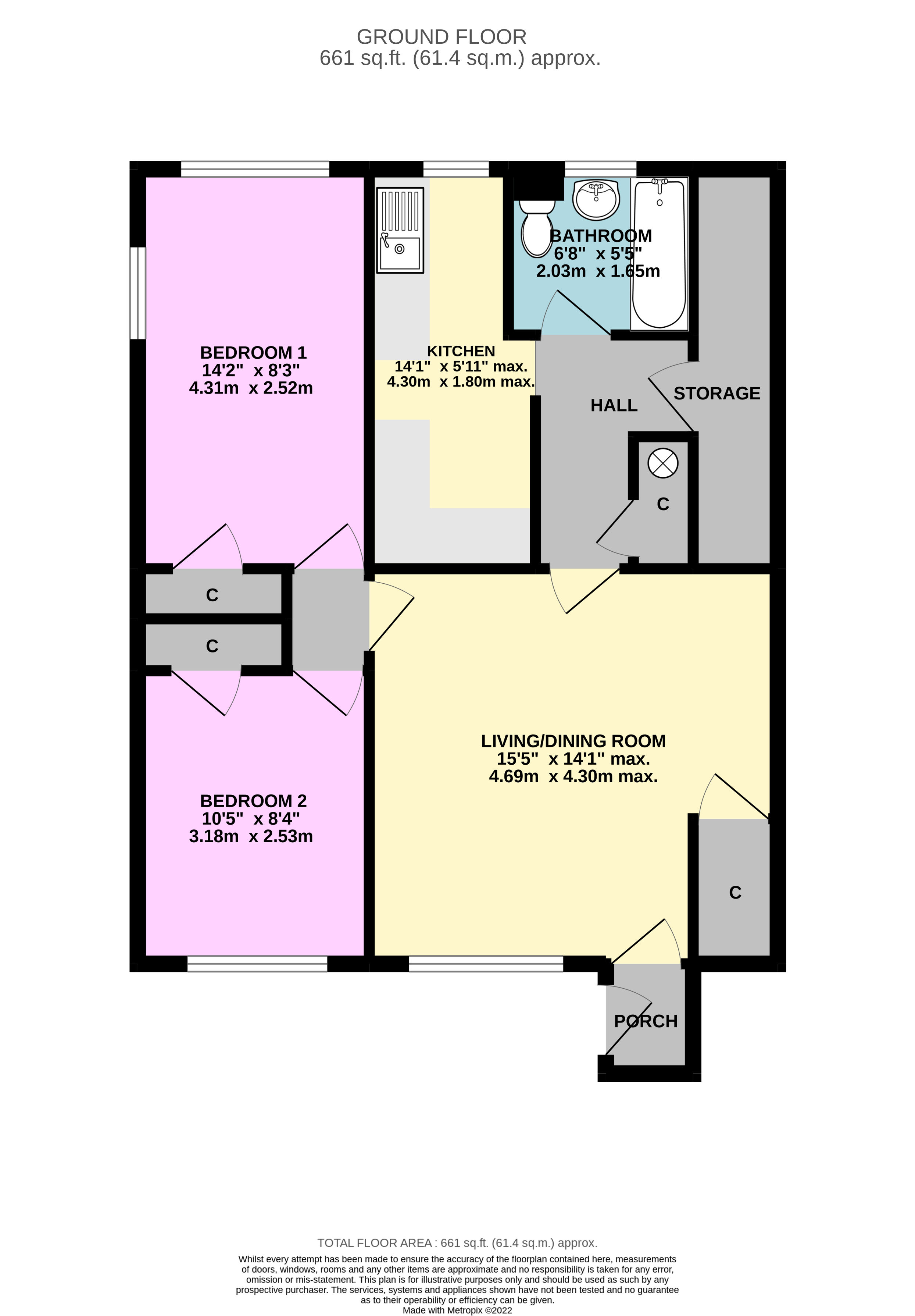 Thorn Road, Hedon, Hull, East Yorkshire HU12, 2 bedroom flat for sale