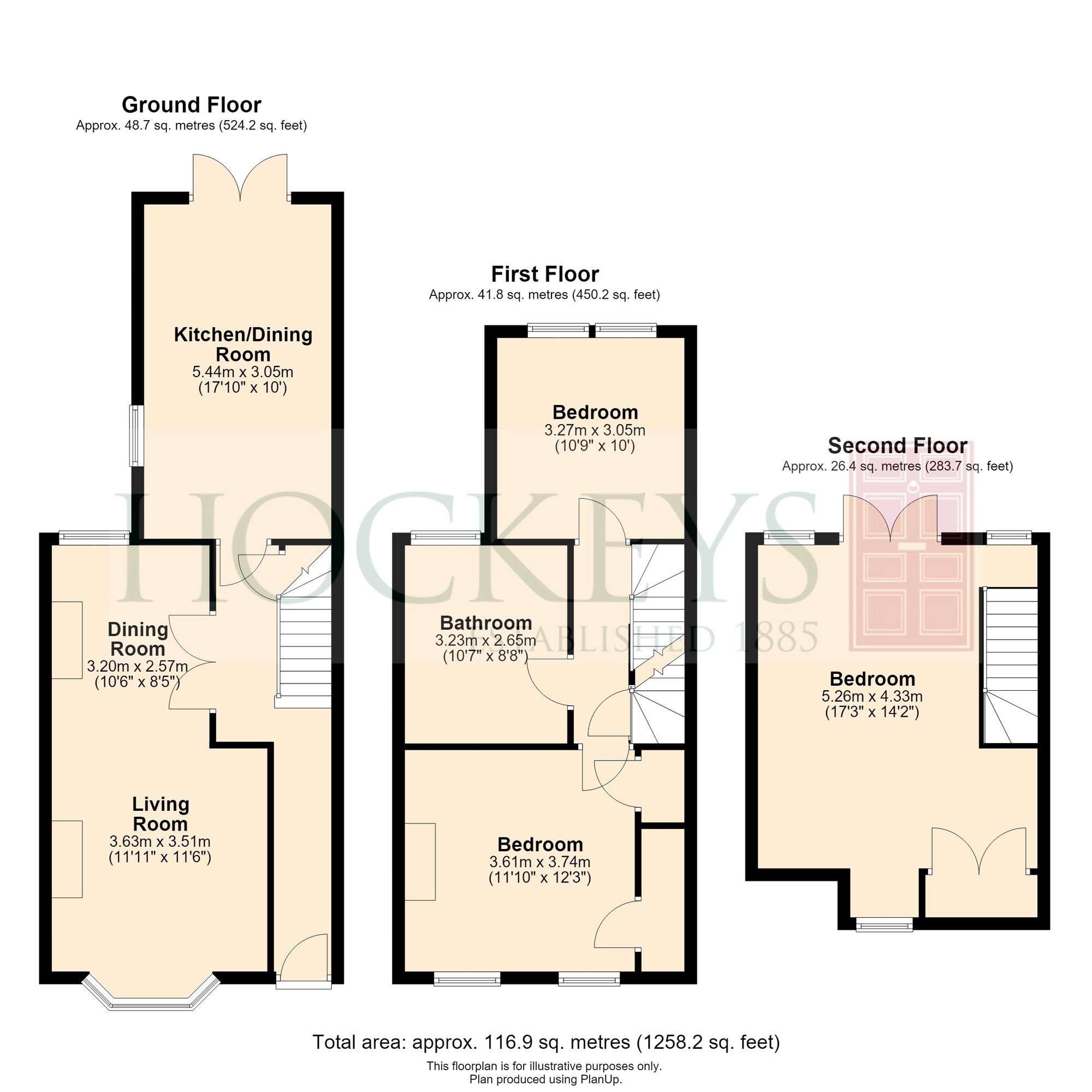 19 Mawson Road, Cambridge floorplan
