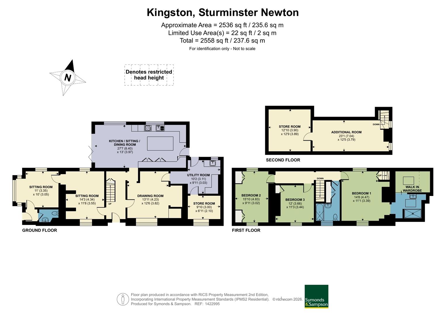 Rosemary Cottage, Sturminster Newton floorplan