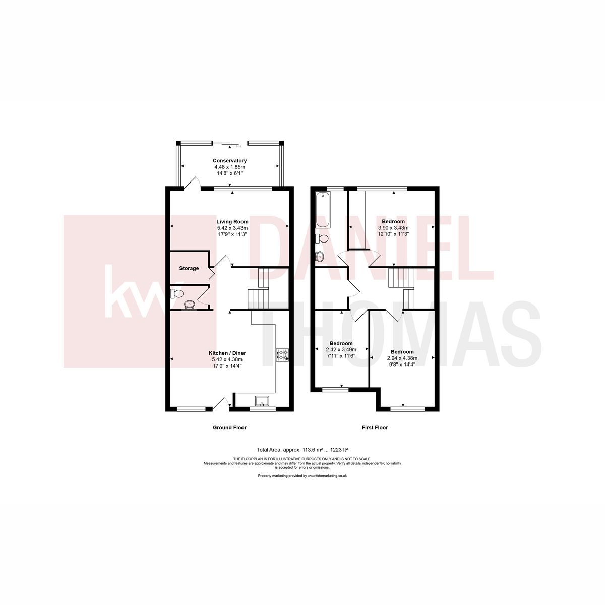 52, Newteswell Drive, Waltham Abbey floorplan